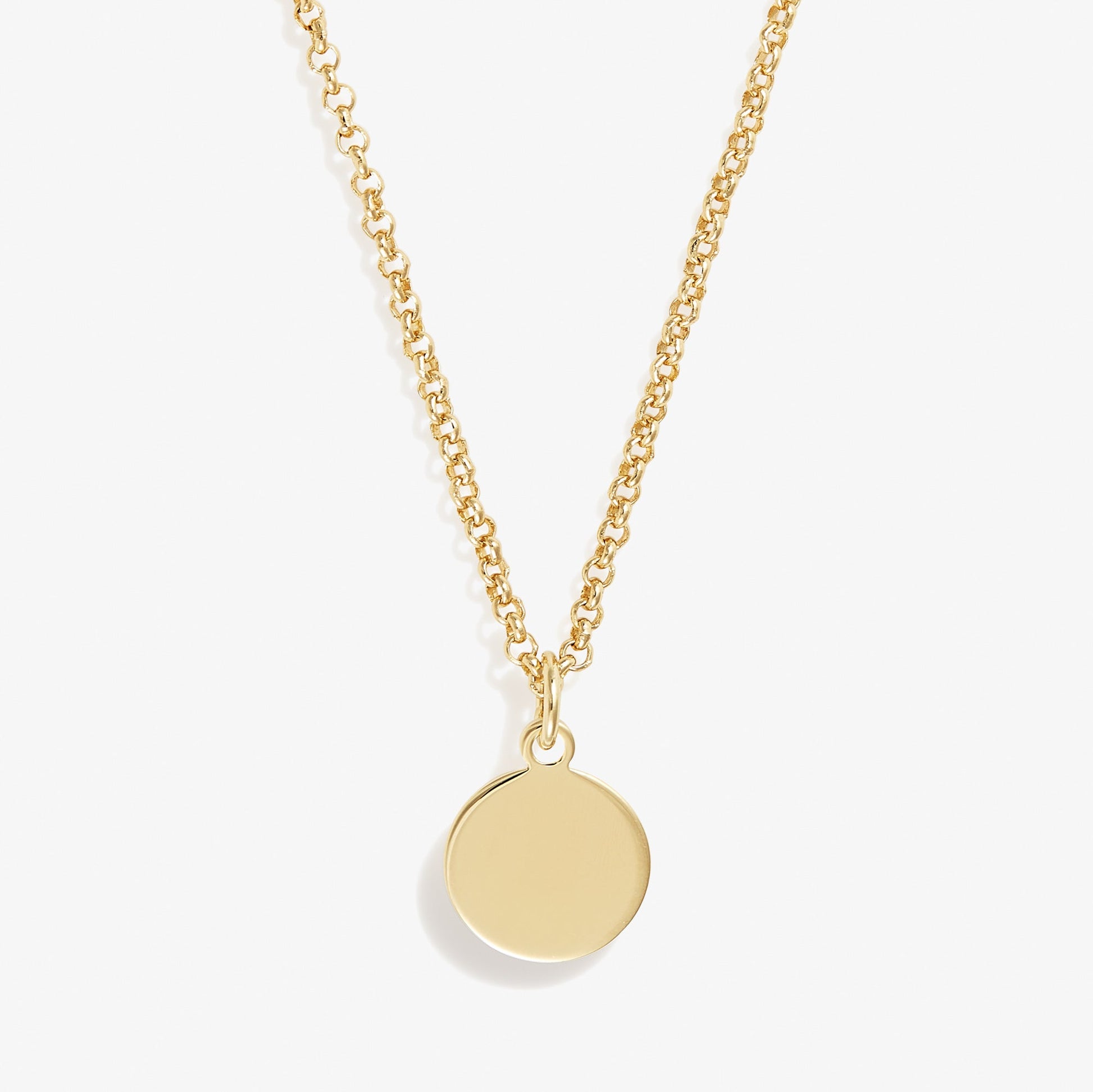 Circle Charm Necklace, 19'' - Alex and Ani Silver