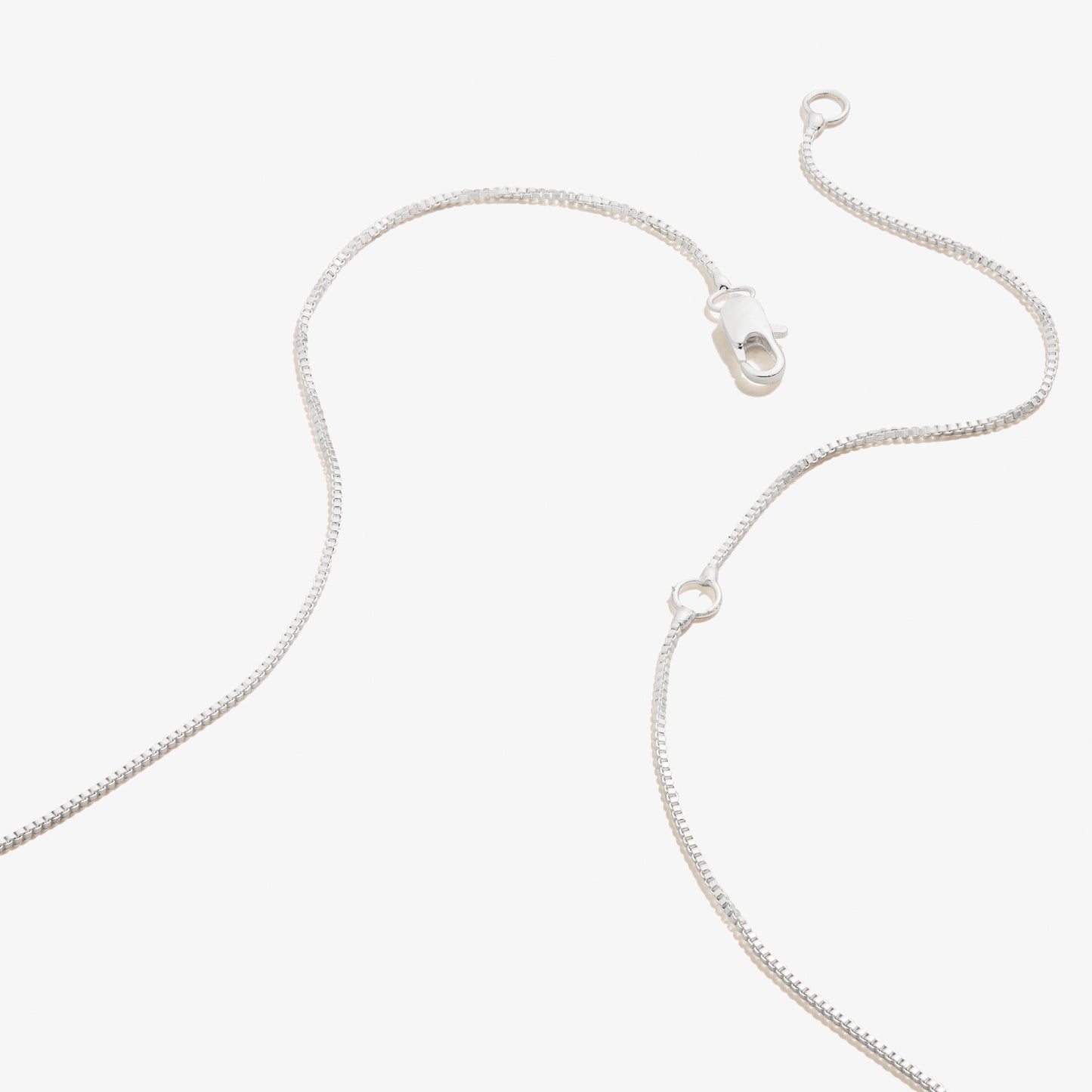 Slider Tag Heart Charm Necklace Gold