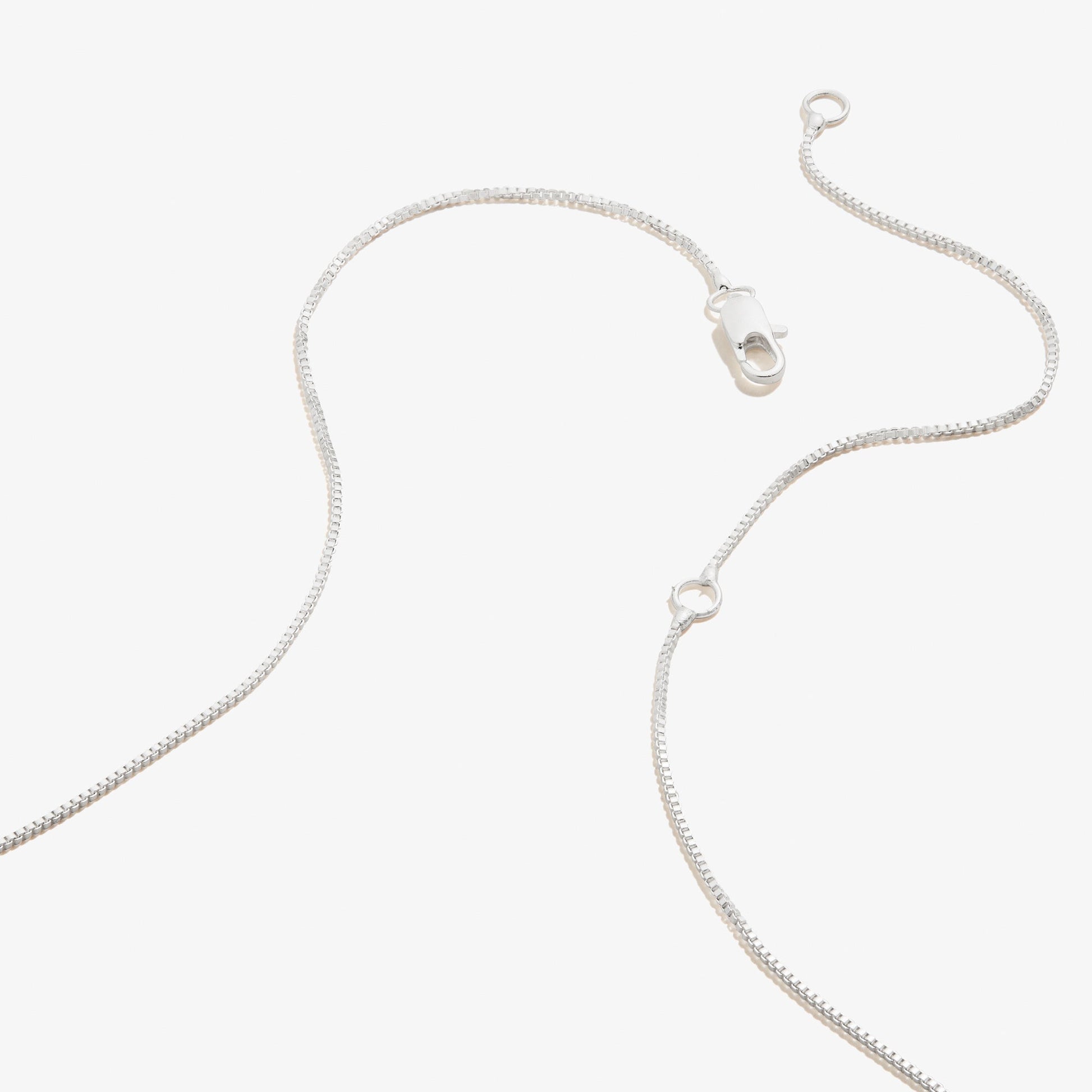 Slider Tag Heart Charm Necklace Gold