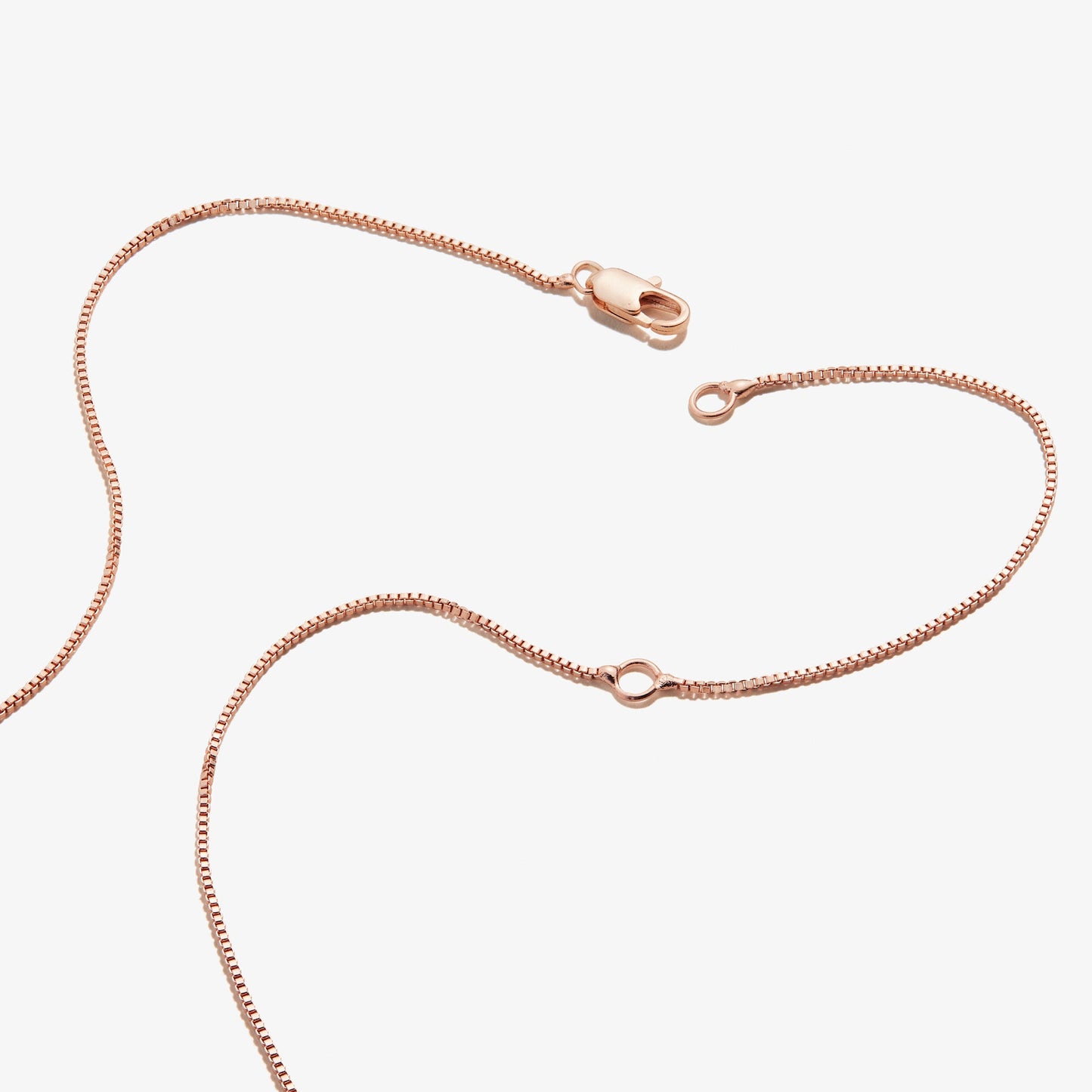 Slider Tag Heart Charm Necklace Gold