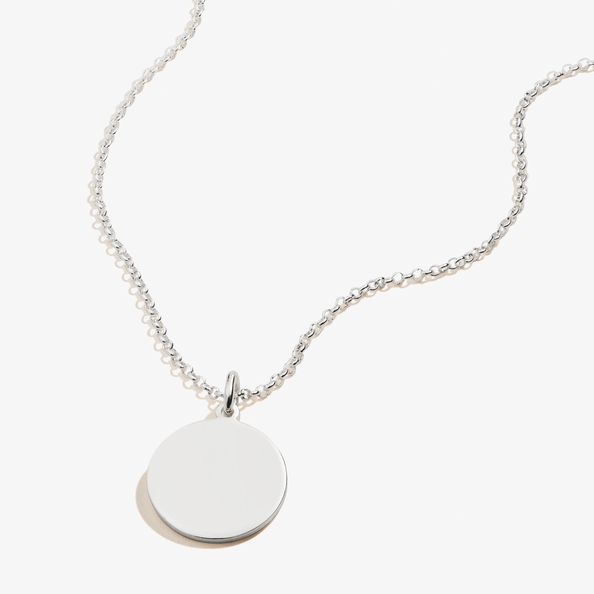 Circle Charm Necklace - Alex and Ani Silver