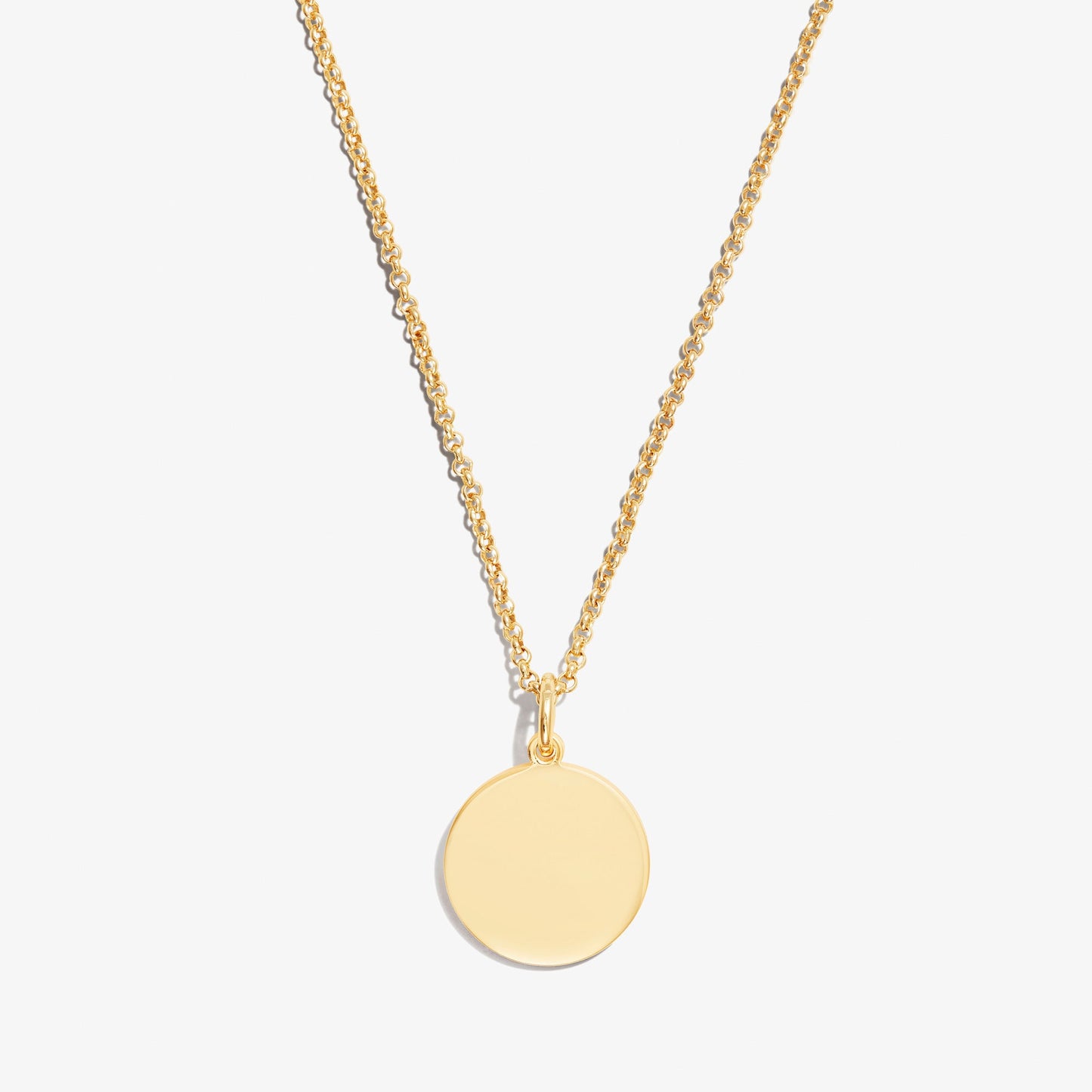 Circle Charm Necklace - Alex and Ani Silver