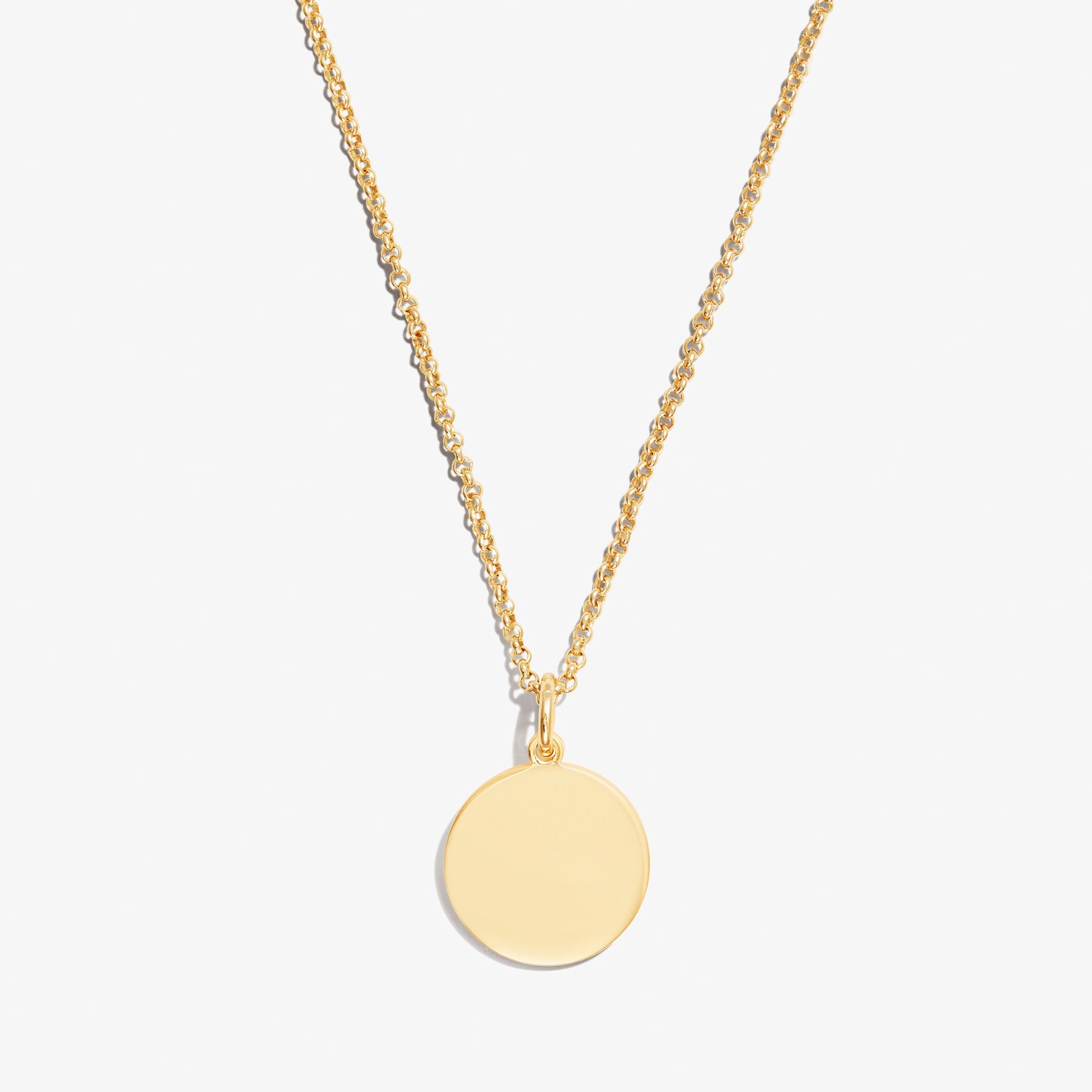 Circle Charm Necklace - Alex and Ani Silver