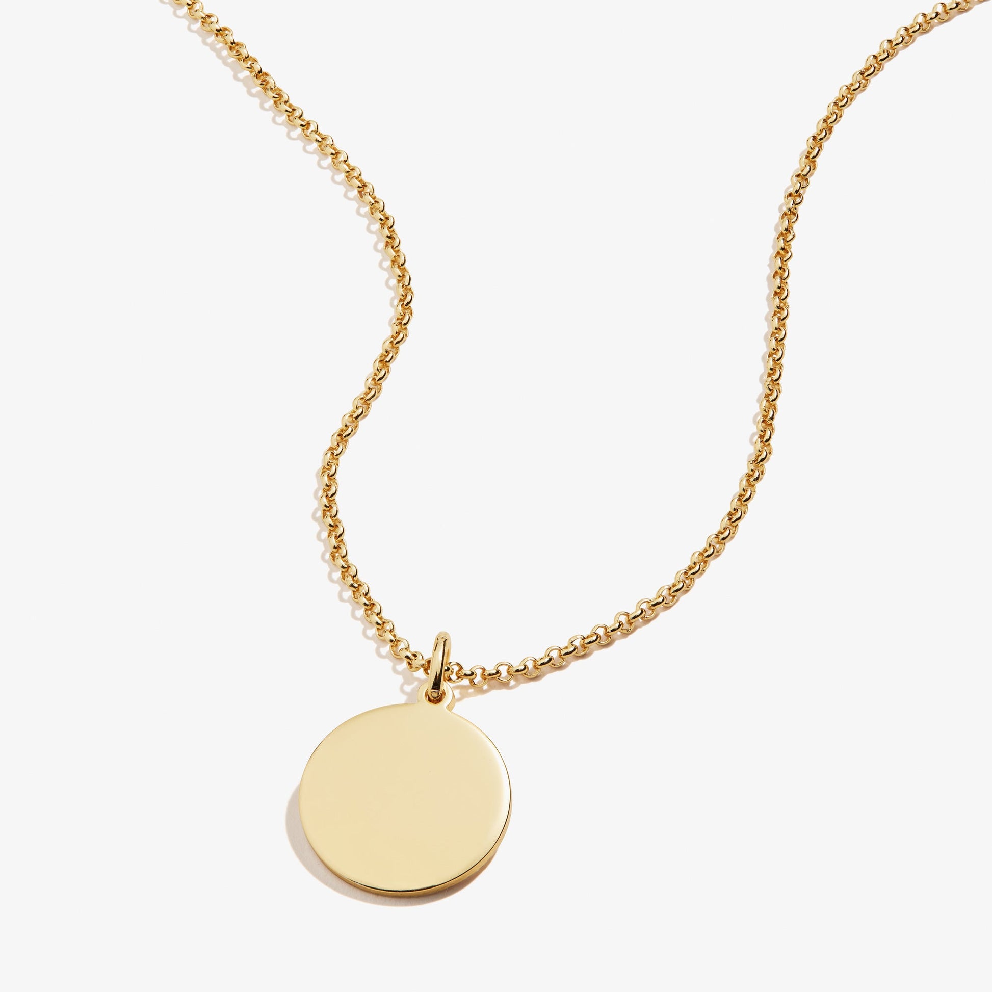 Circle Charm Necklace - Alex and Ani Silver