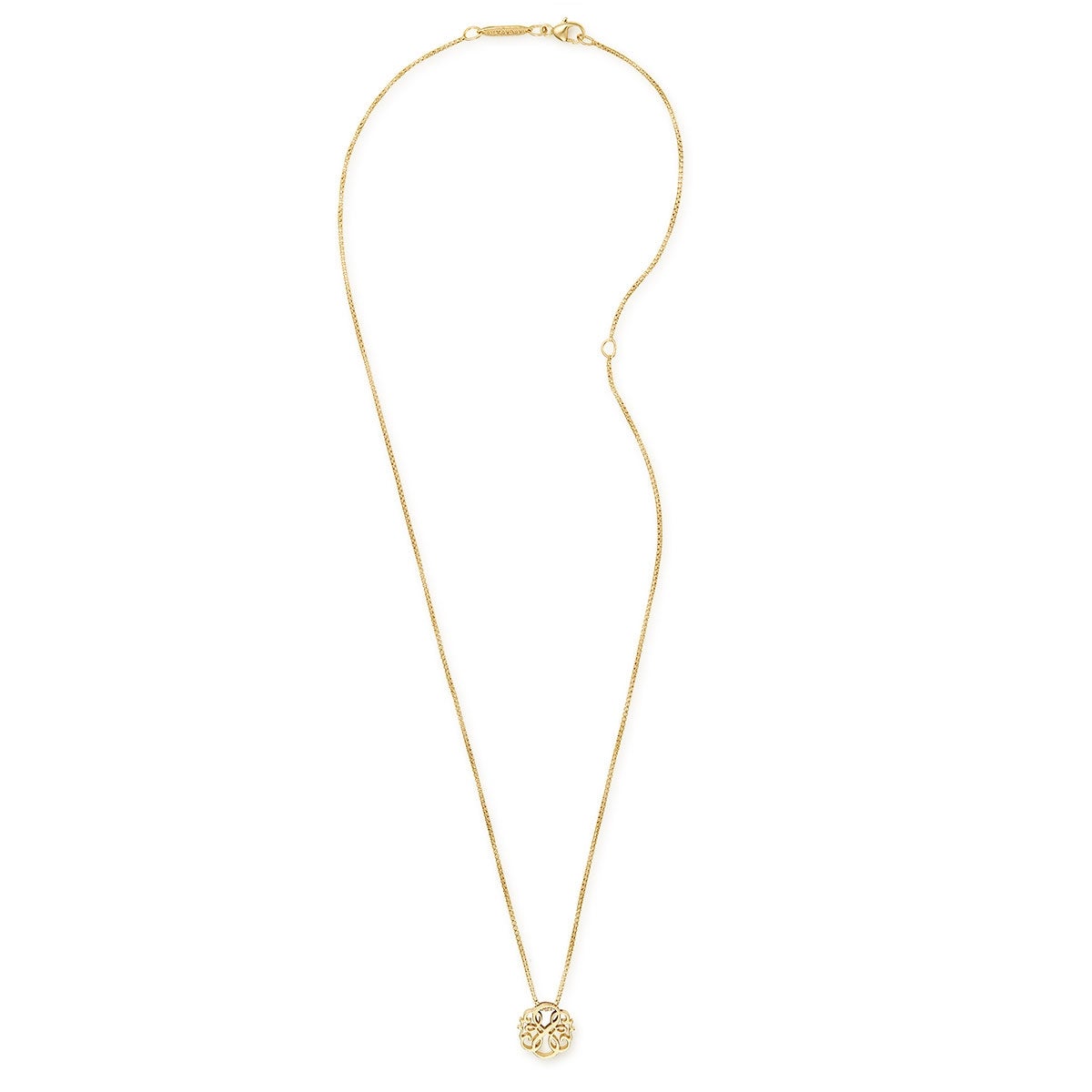 Path of Life® Necklace, Adjustable 14kt Gold Over Sterling Silver