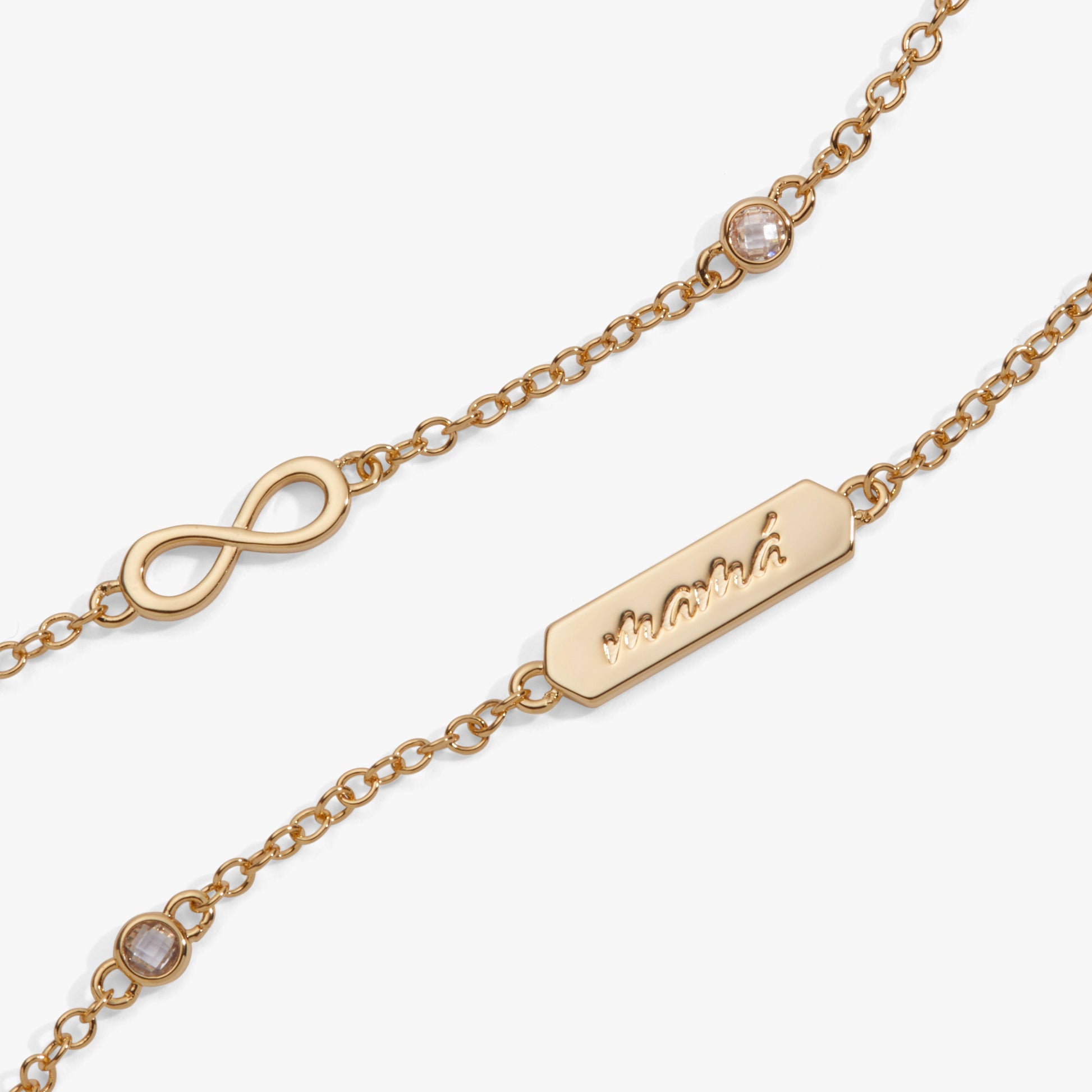 Mexico - Mama Infinity Adjustable Bracelet Silver