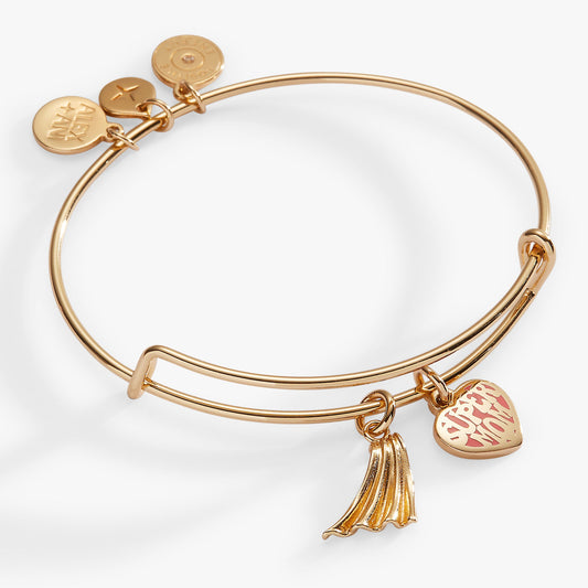 “Super Mom” Duo-Charm Bangle Gold