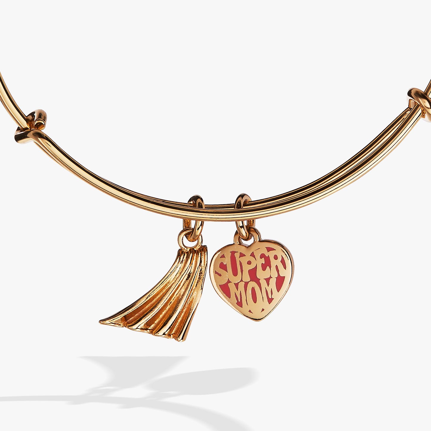 “Super Mom” Duo-Charm Bangle Gold