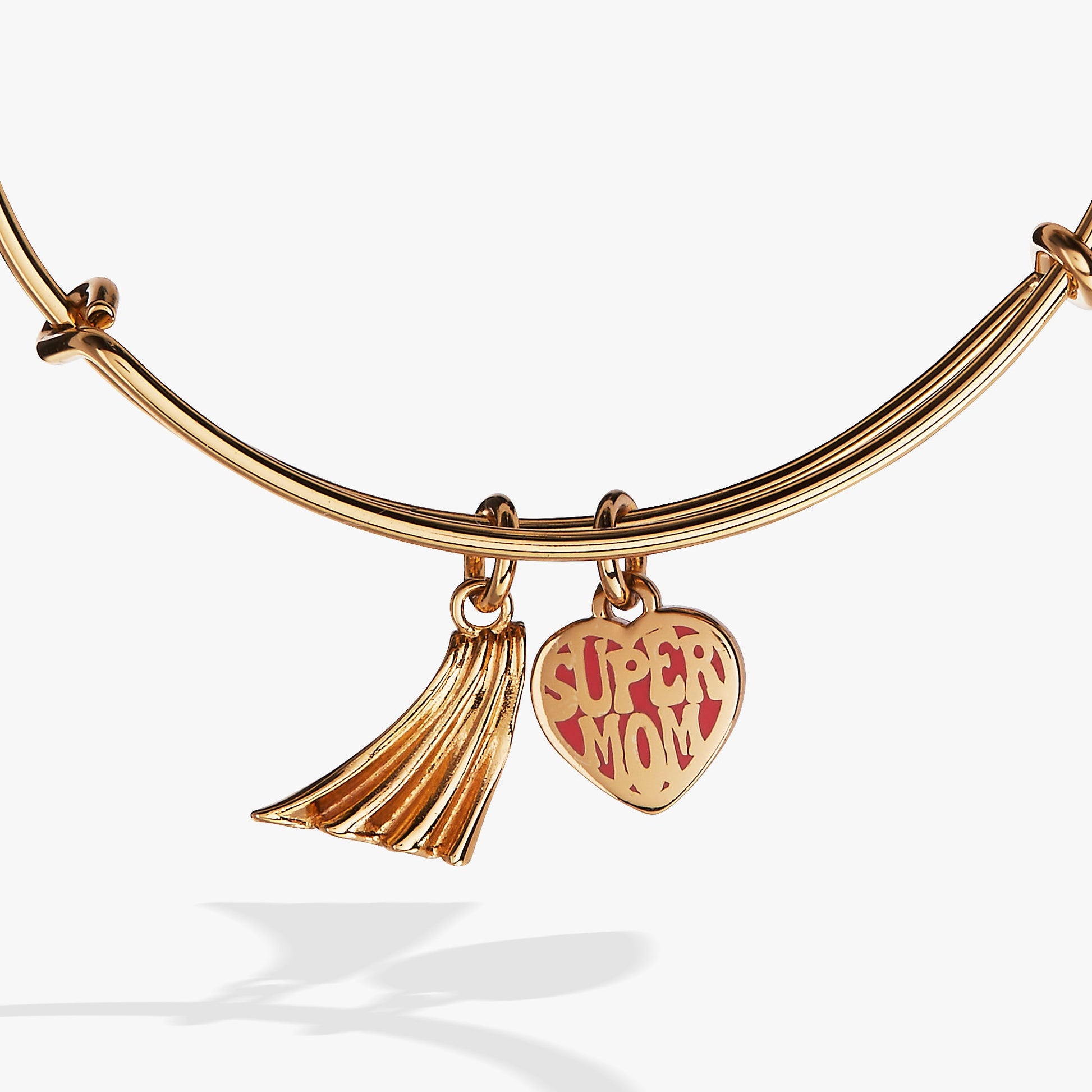“Super Mom” Duo-Charm Bangle Gold