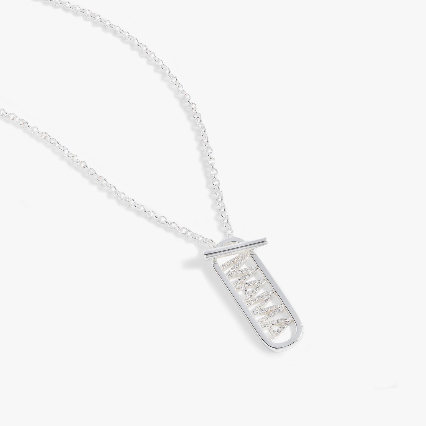 Mama Toggle Pendant Necklace Gold