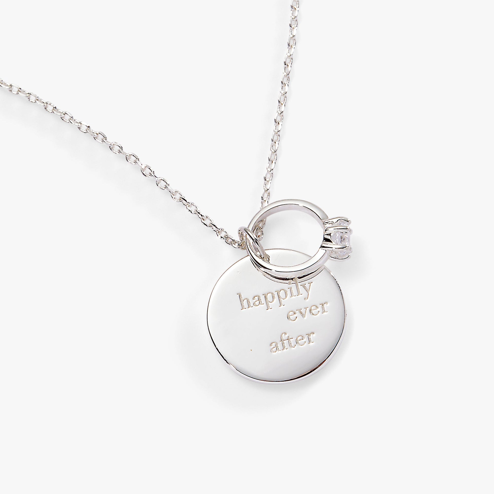 Happily ever after Duo Charm Pendant Silver