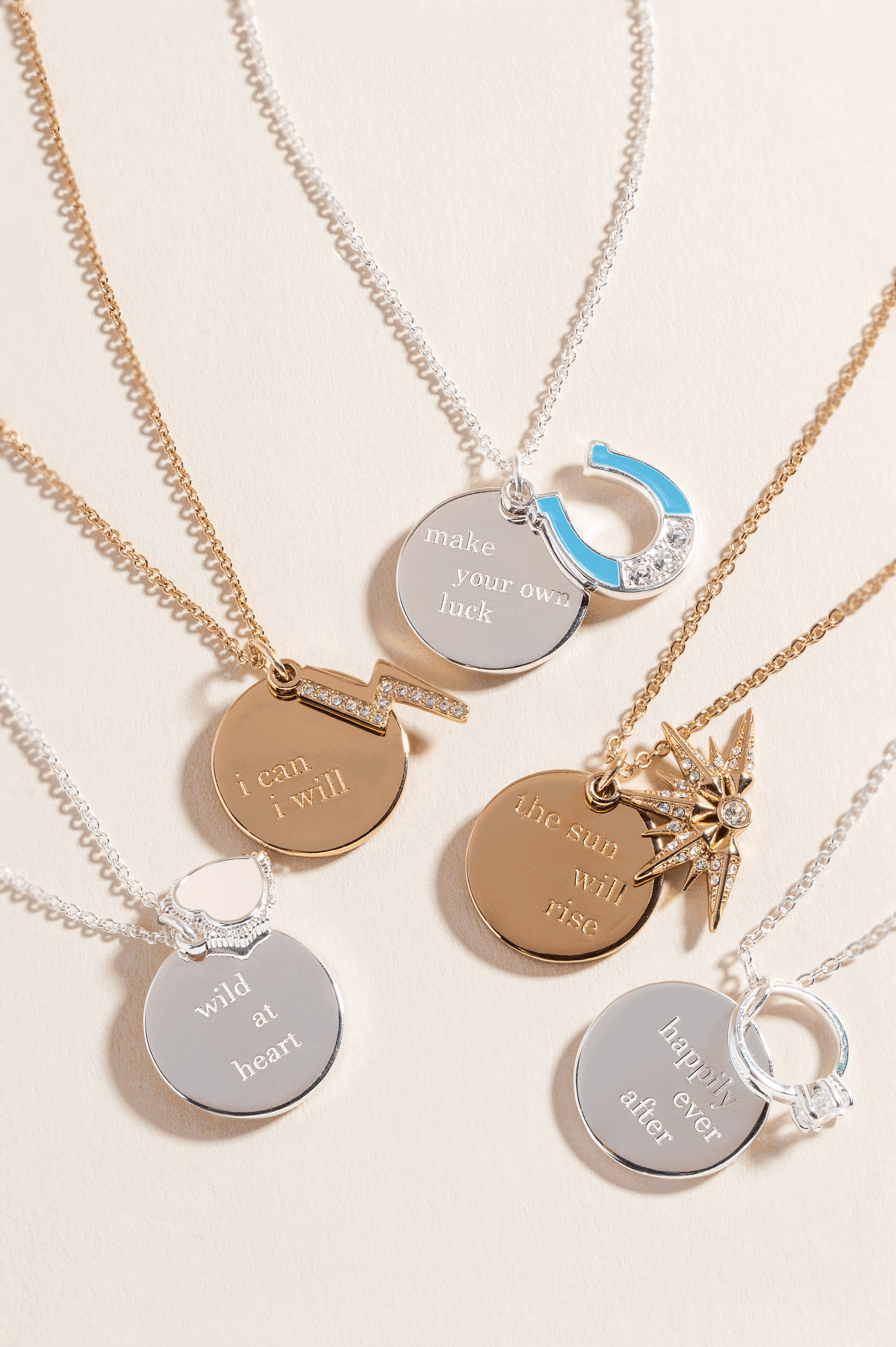 Happily ever after Duo Charm Pendant Silver