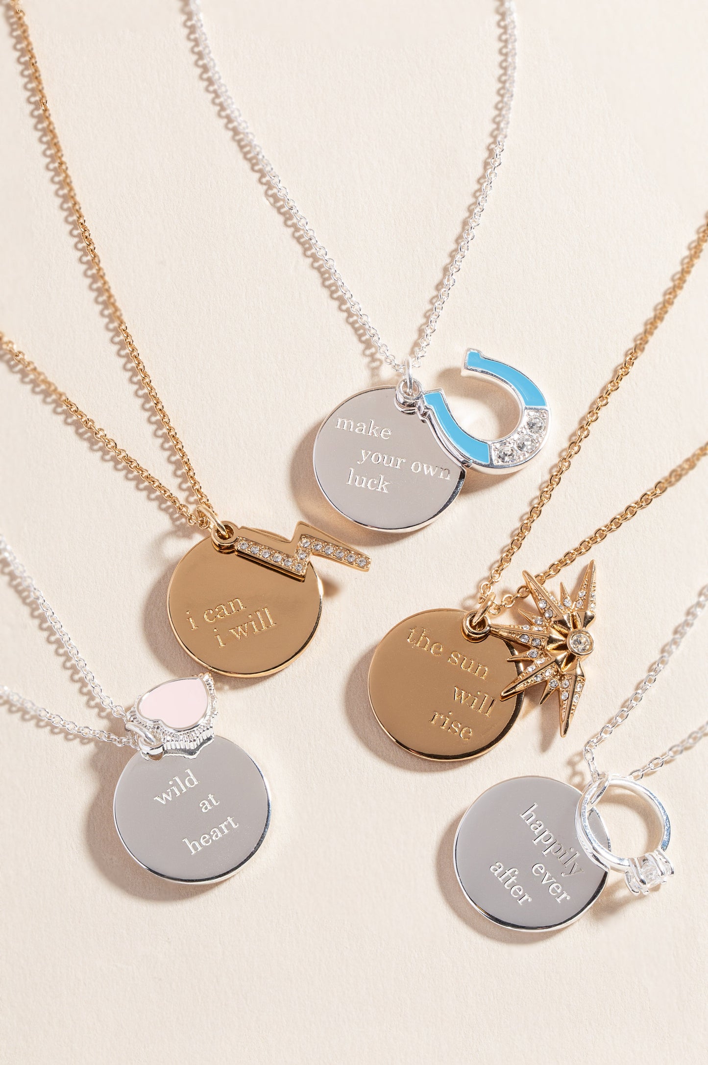 Happily ever after Duo Charm Pendant Silver