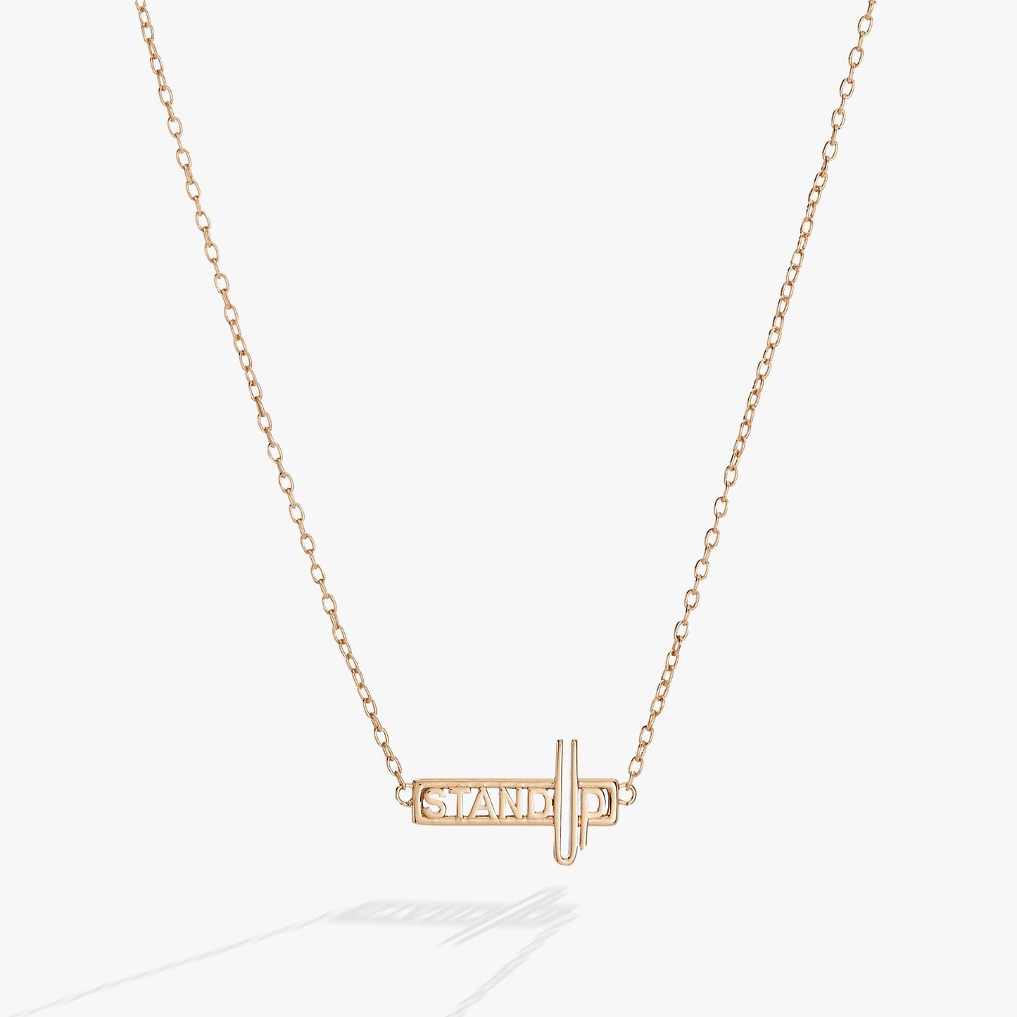 Stand Up Pendant Gold