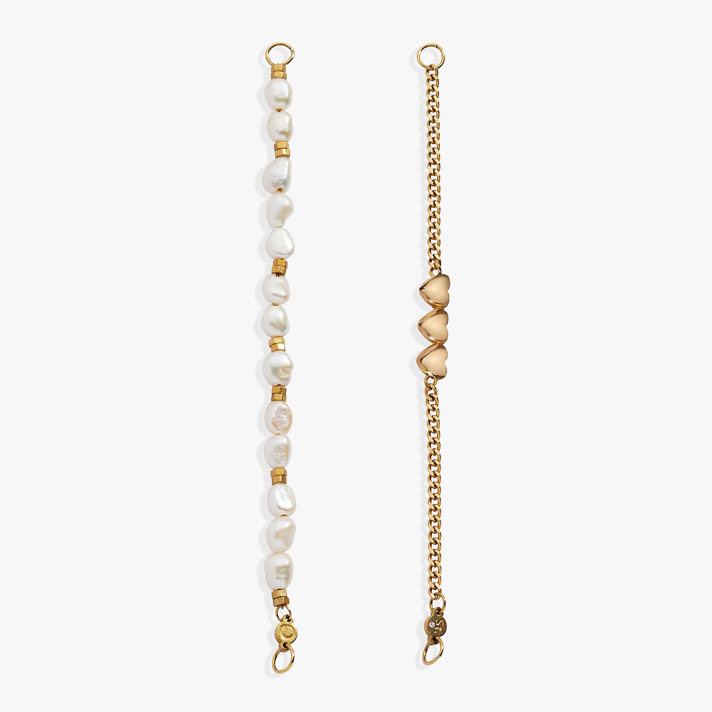 “Home is where the heart is” Stranded Bracelet Stainless Steel Gold