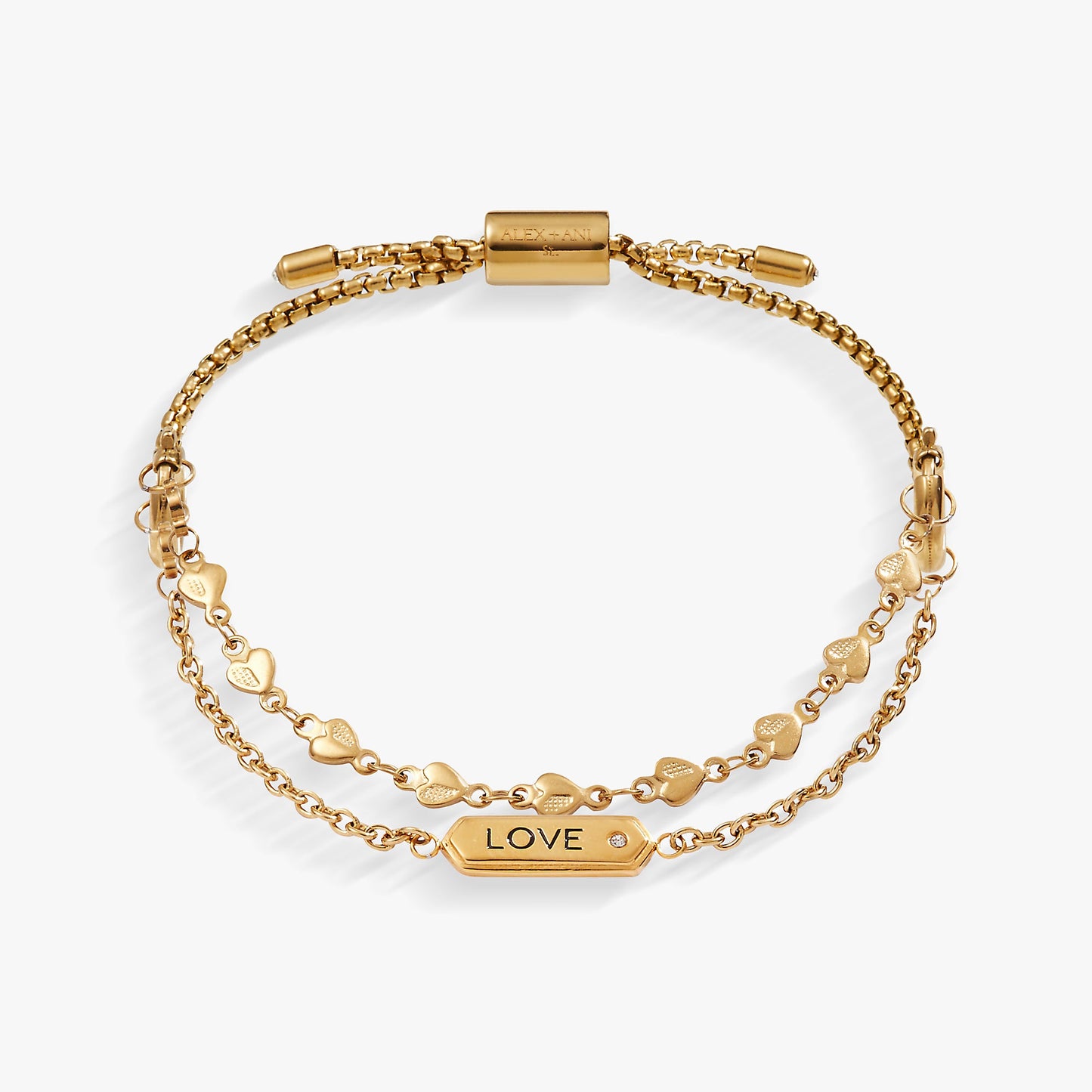 Love Stranded™ Bracelet Set Stainless Steel Gold