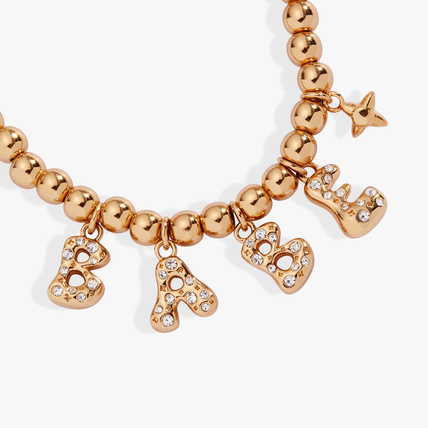 BABE Bubble Bolo Bracelet Gold