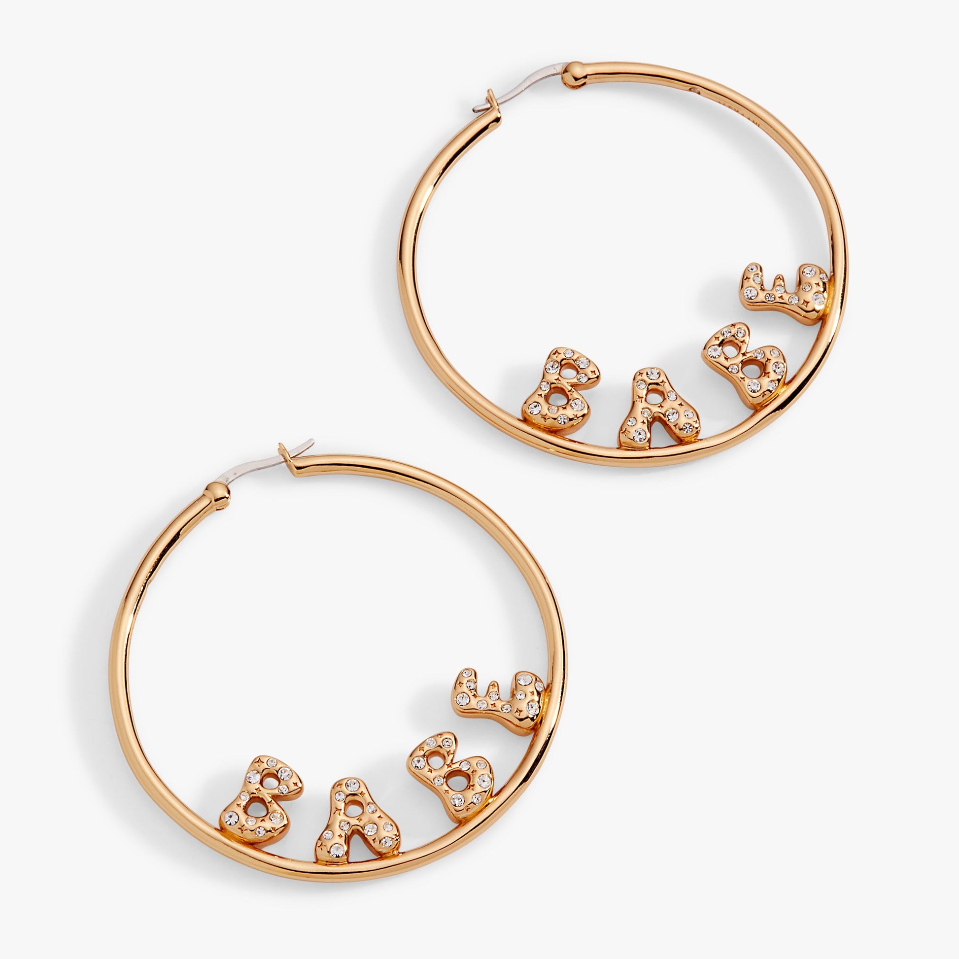 BABE Bubble Hoop Earring Gold