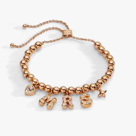 MRS Bubble Bolo Bracelet Gold