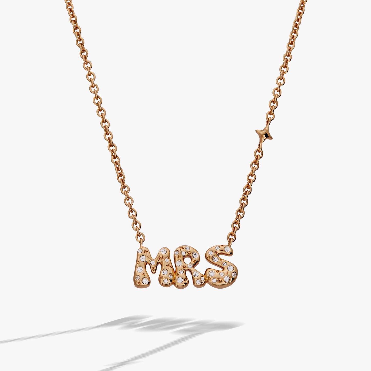 MRS Bubble Necklace Gold