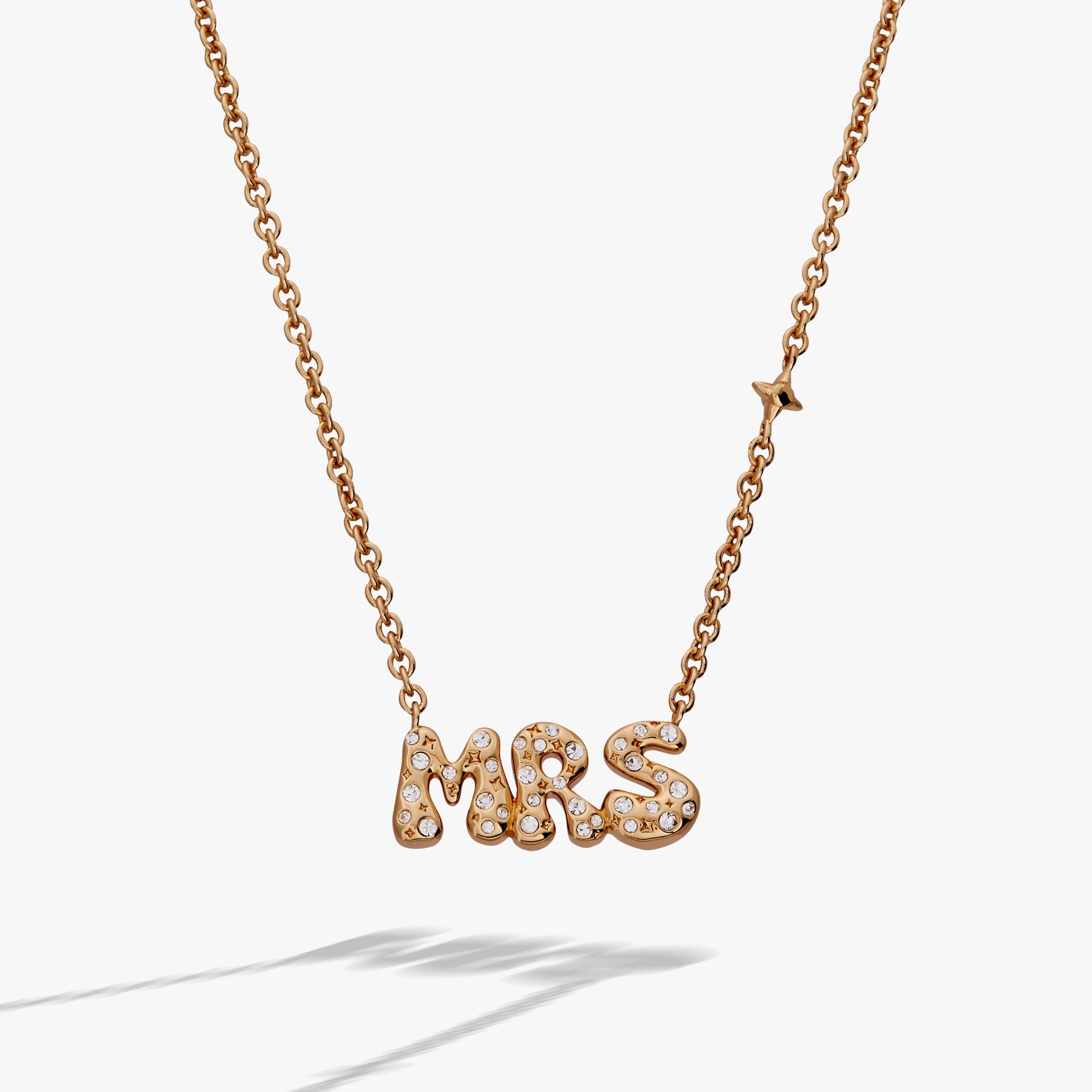 MRS Bubble Necklace Gold