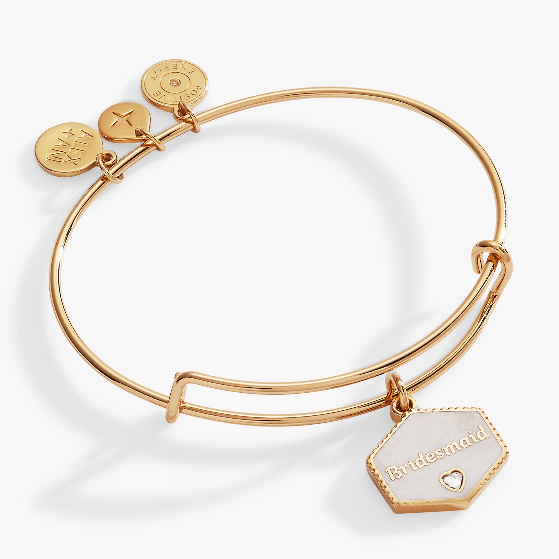Bridesmaid Wedding Bangle Bracelet – Perfect Bridal Party Gift Gold