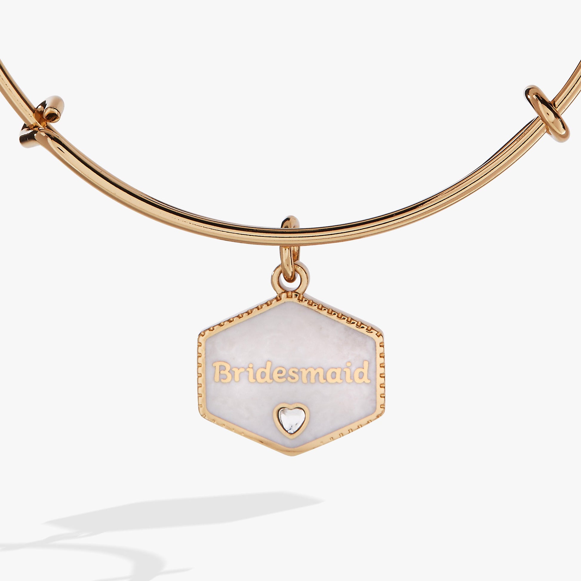 Bridesmaid Wedding Bangle Bracelet – Perfect Bridal Party Gift Gold