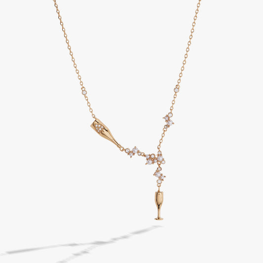 BOM - Champagne necklace Gold