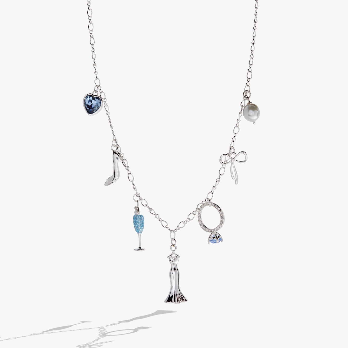 Bridal Multi-Charm Necklace Gold