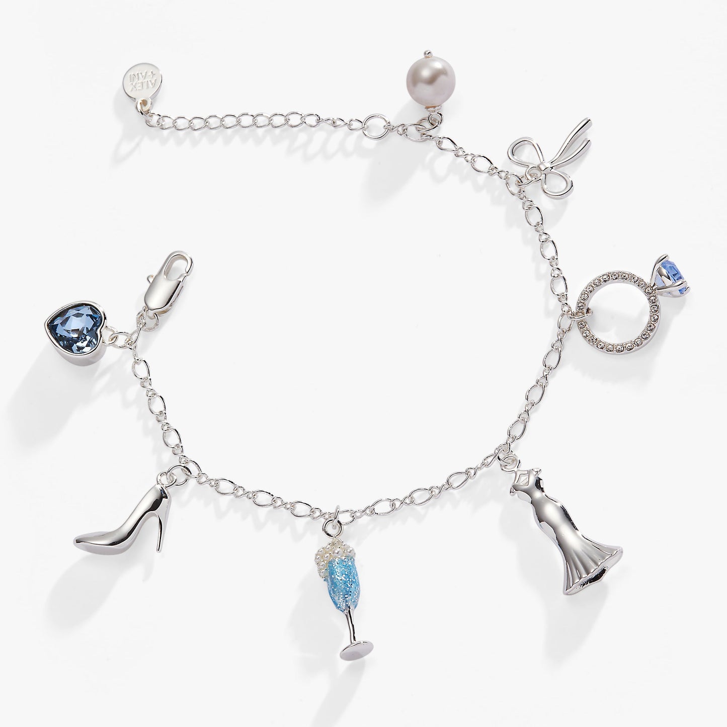 Bridal Multi-Charm Bracelet Gold