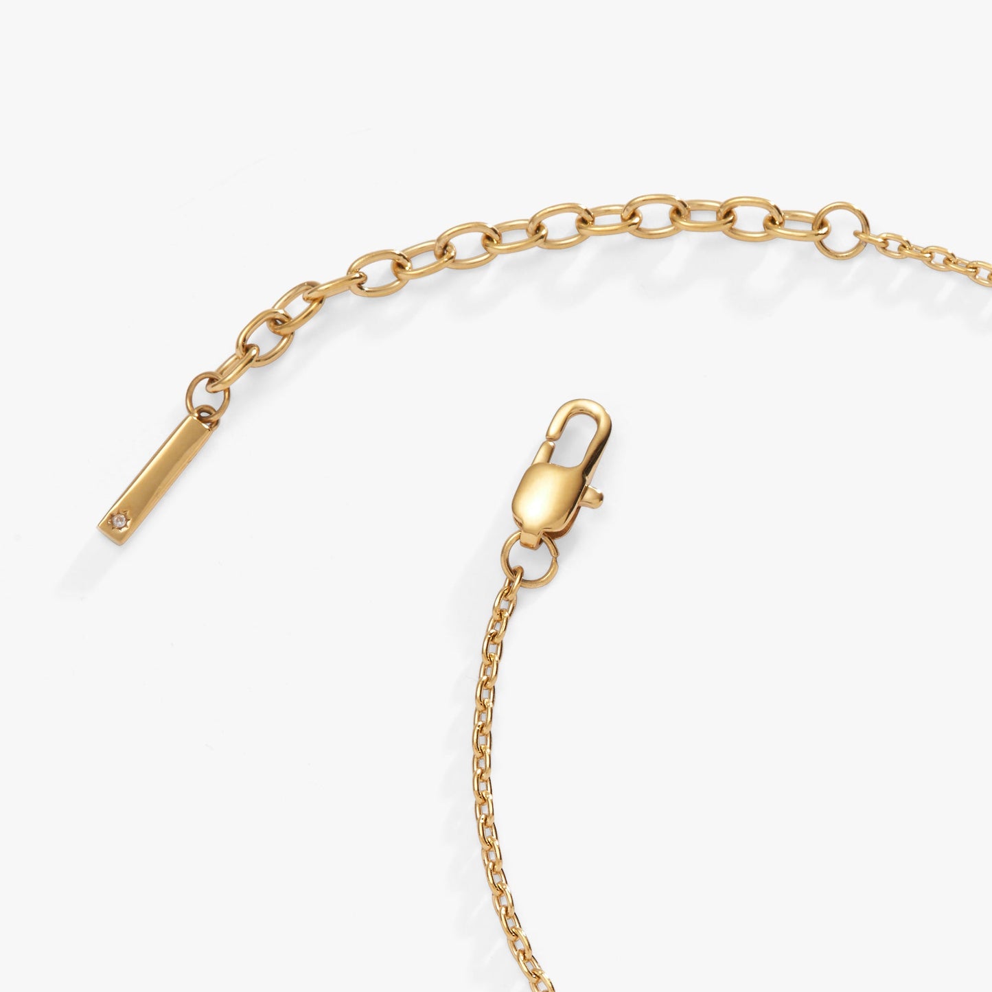 Crystal Heart Inline Bracelet – Romantic Bridal or Special Occasion Jewelry Stainless Steel Gold