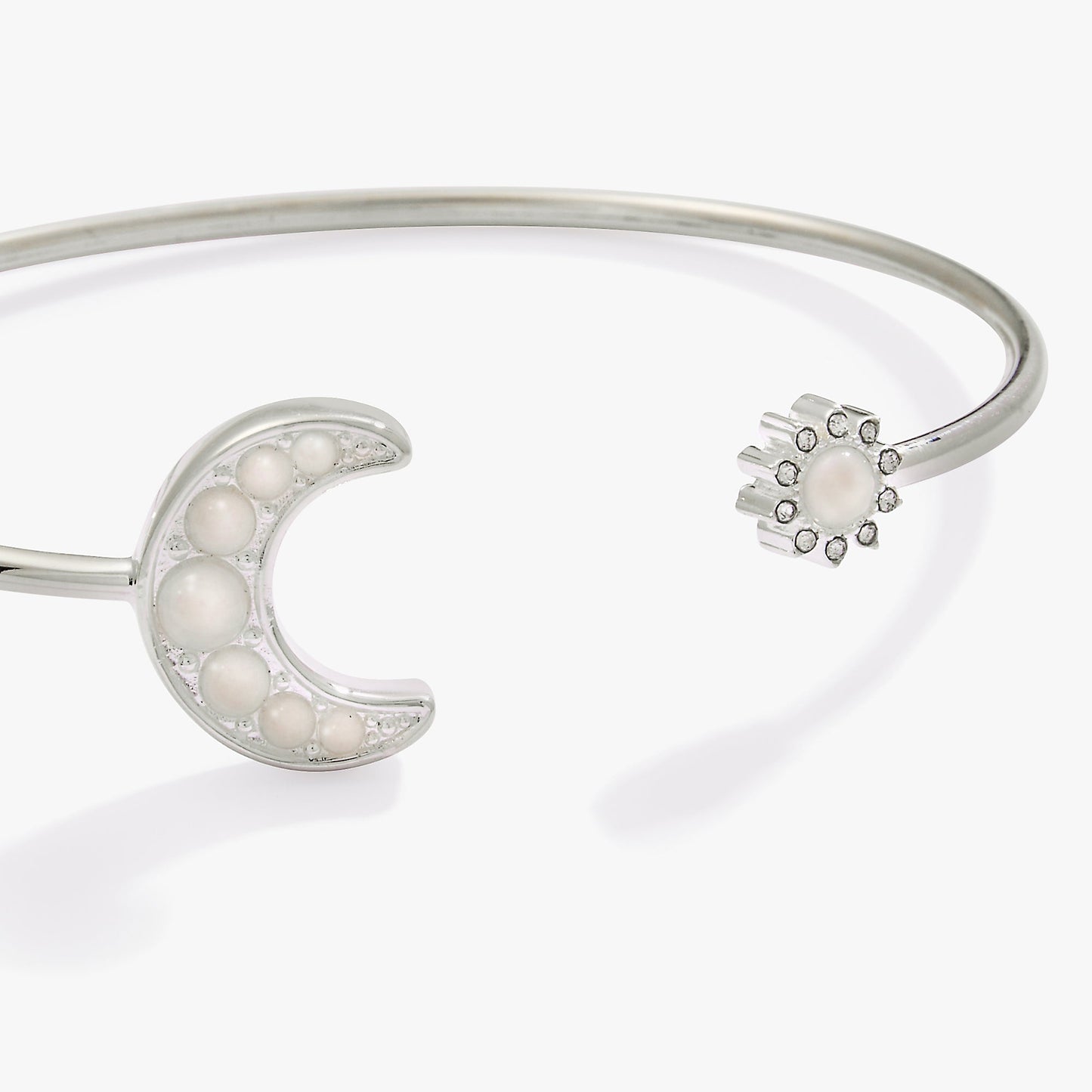 Moon + Sun Flex Cuff Silver