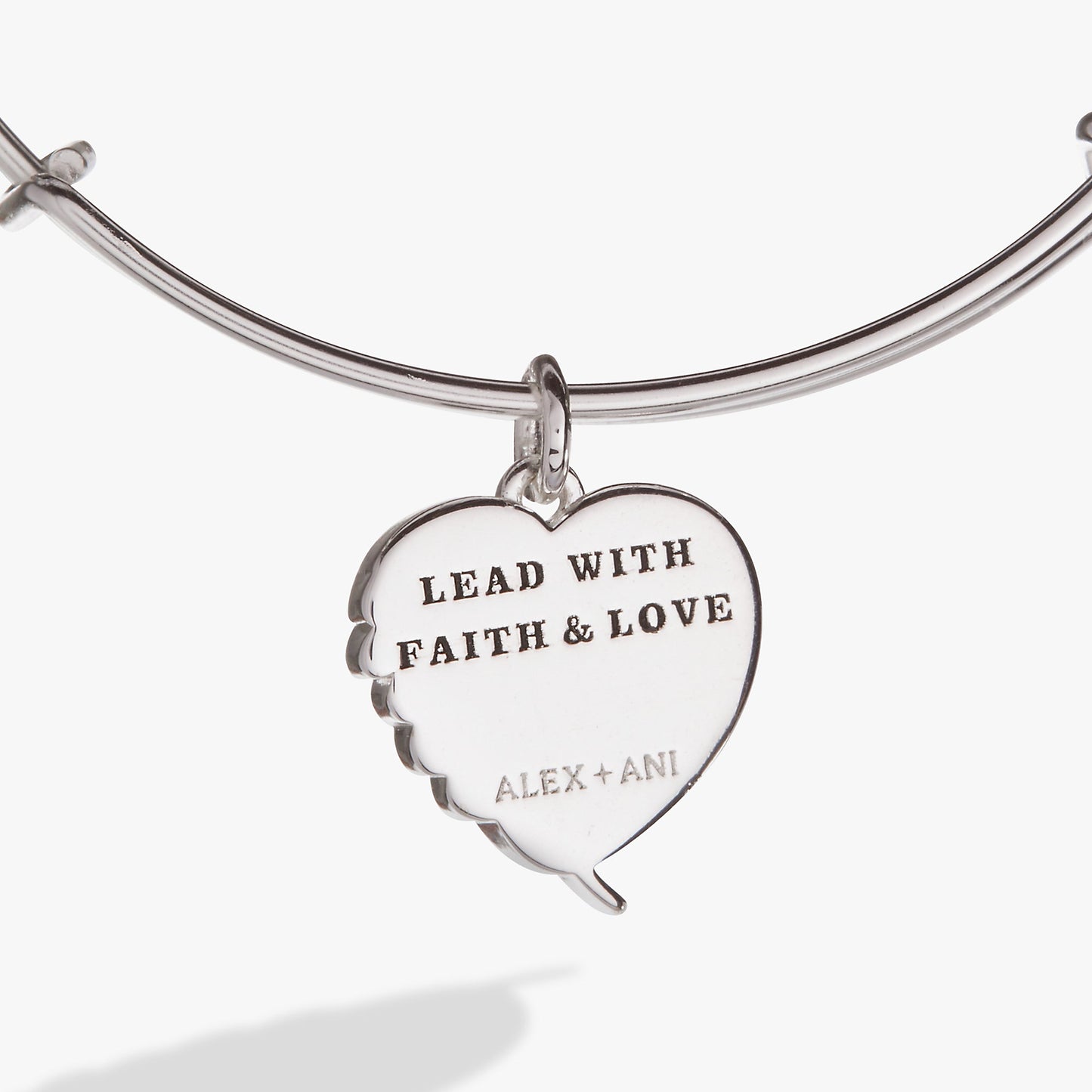 Wings of Protection Charm Bangle Gold