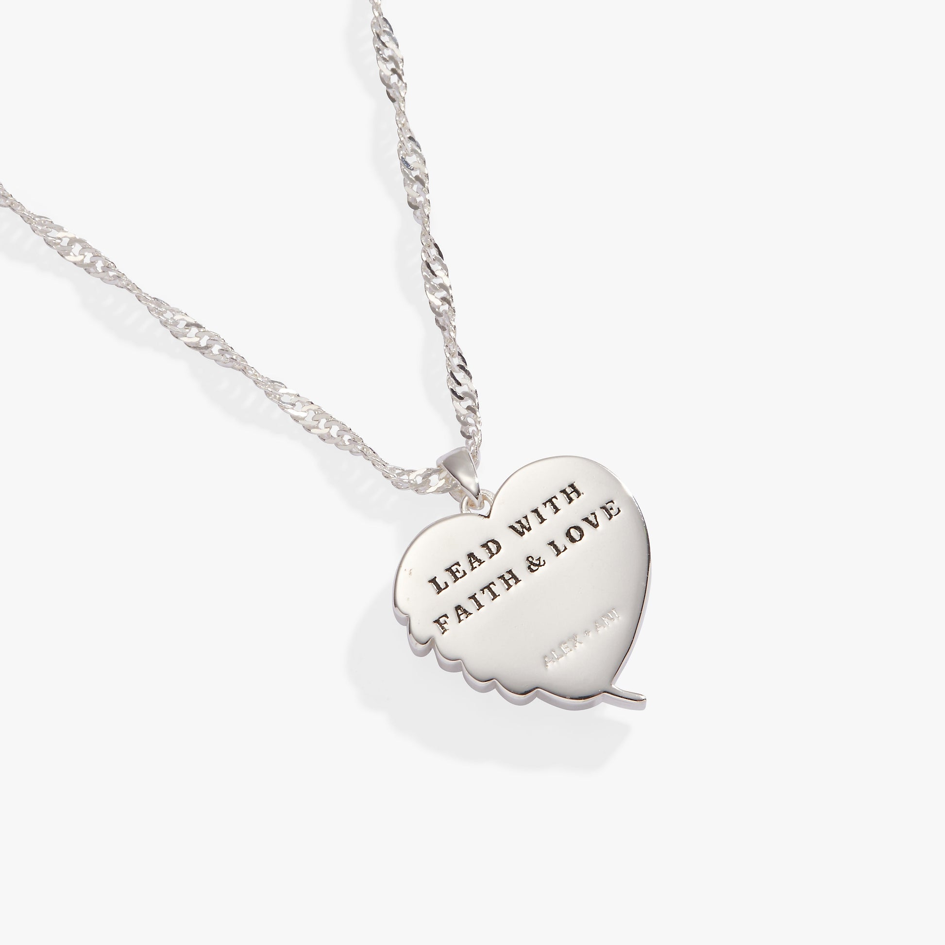 Wings of Protection Charm Necklace Gold