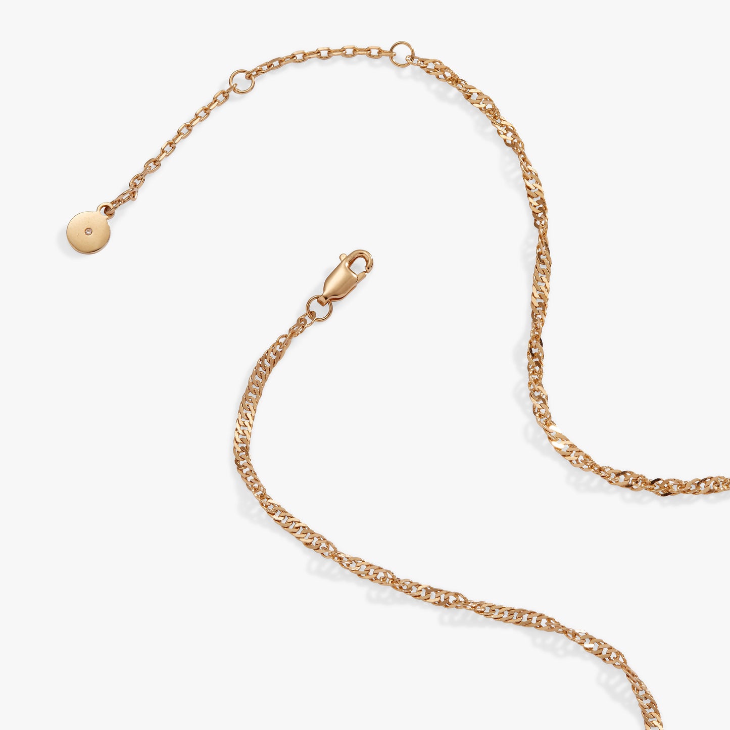 Wings of Protection Charm Necklace Gold