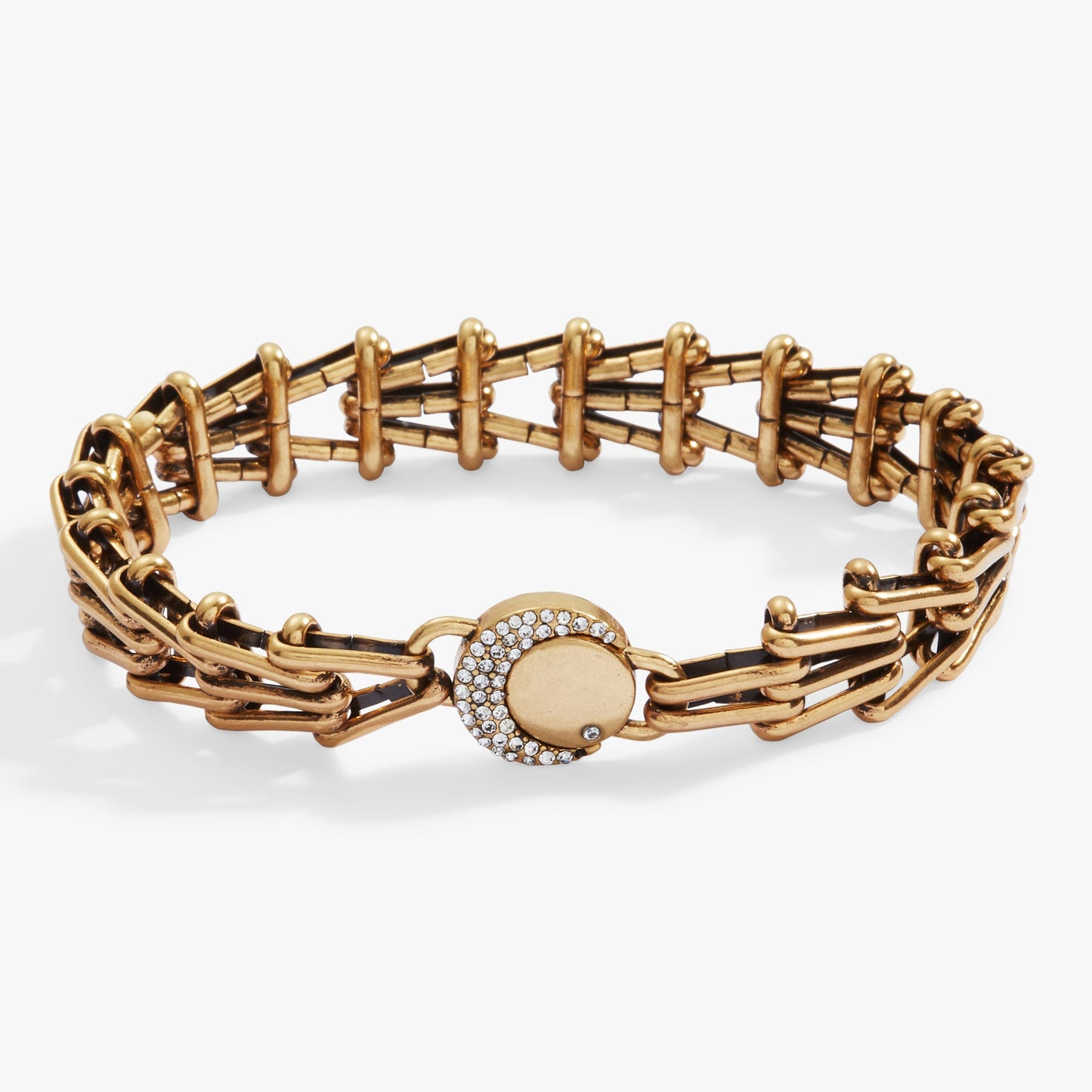 Wanderer Chain Statement Bracelet Antique Gold