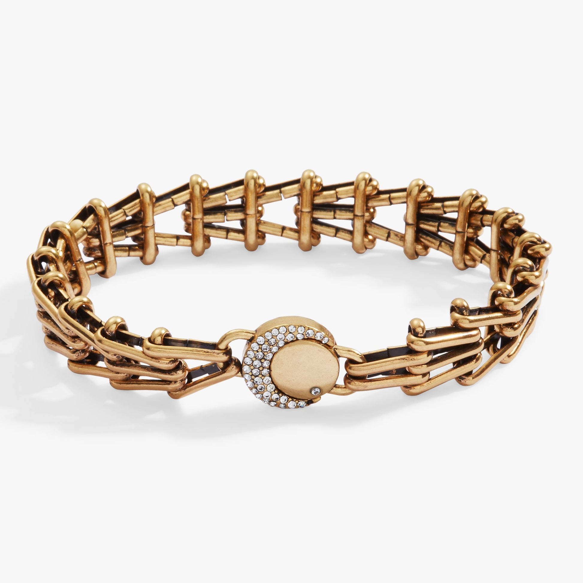Wanderer Chain Statement Bracelet Antique Gold