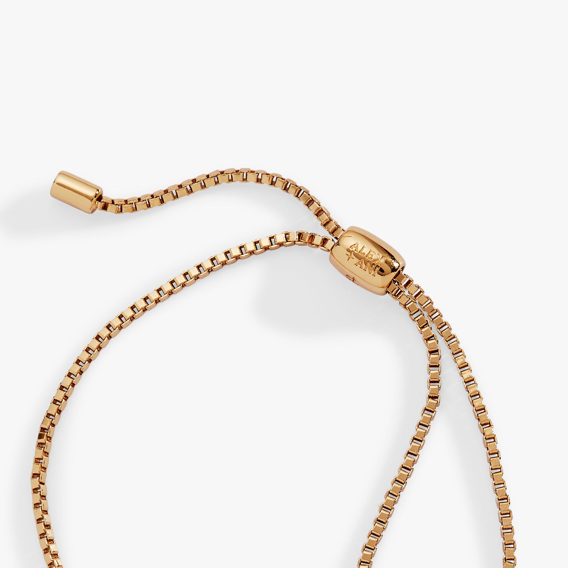 Pearlized Dove 'Peace' Pull Chain Bracelet Gold