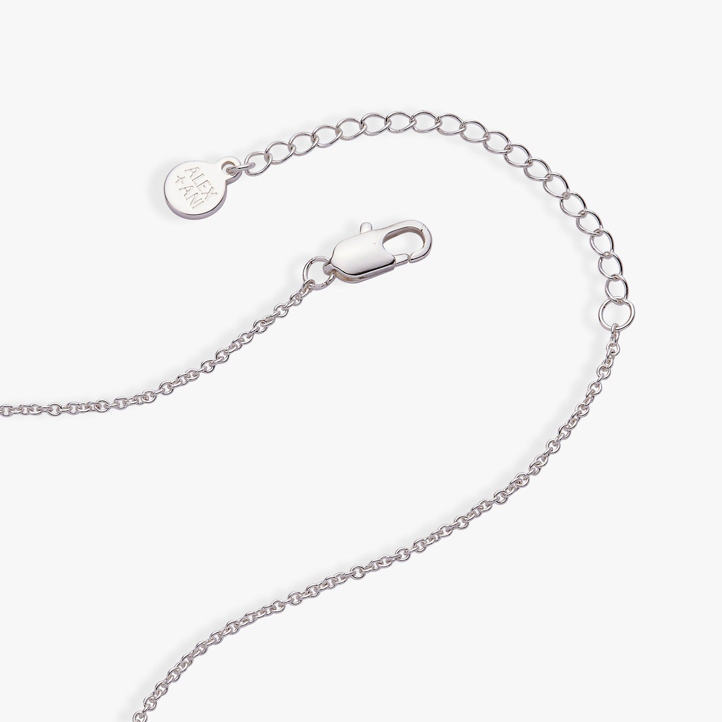 Faith Duo Charm Necklace Silver