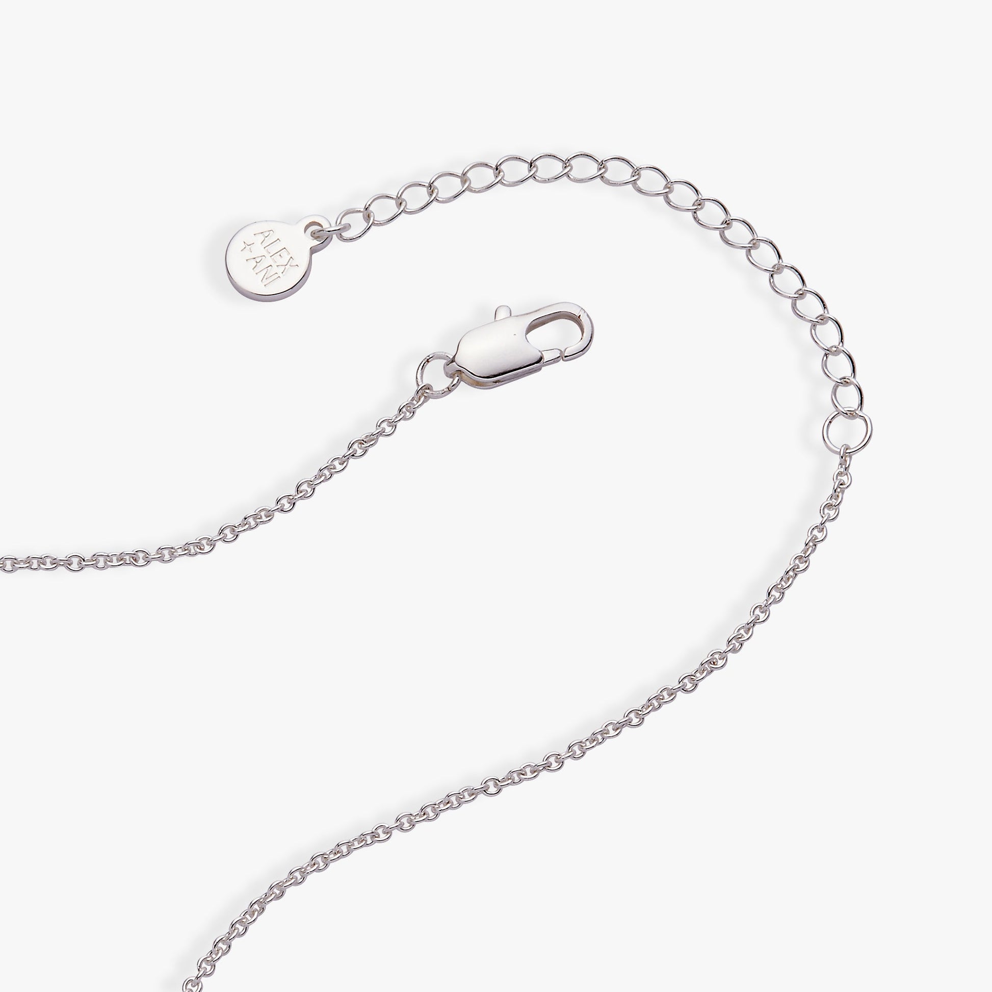 Faith Duo Charm Necklace Silver