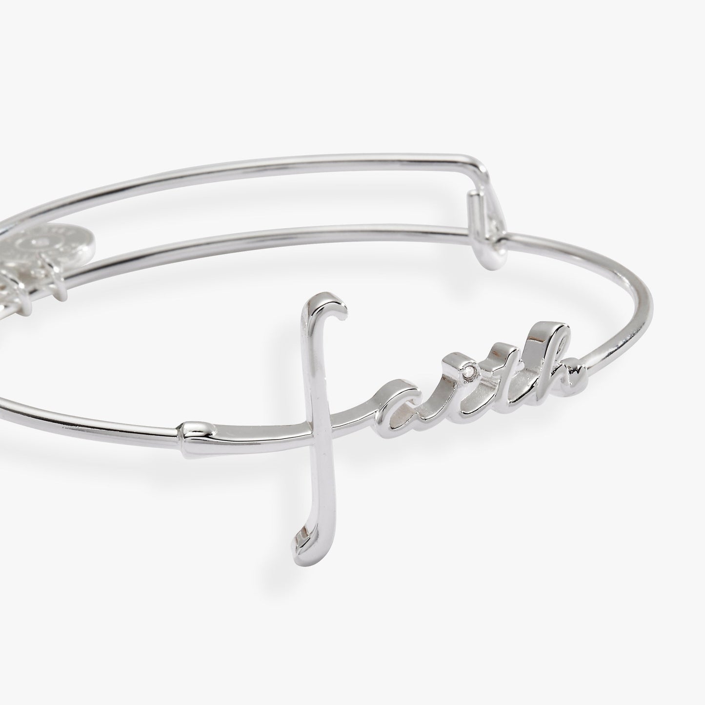 Faith In-Line Bracelet Gold