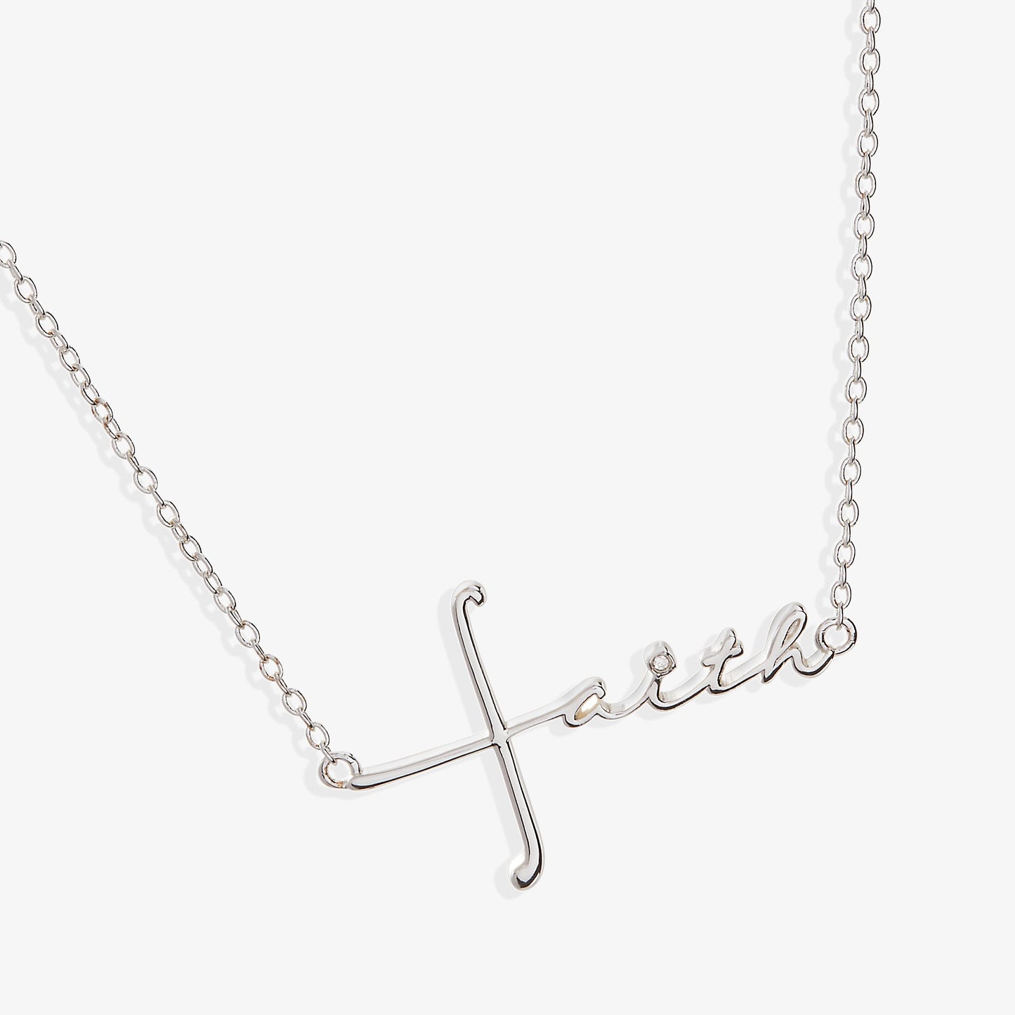 Faith Necklace Silver