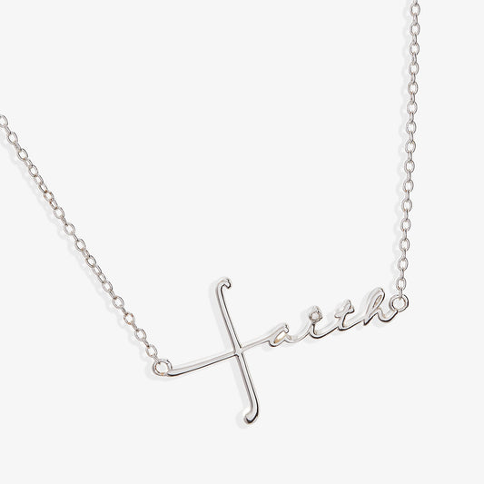 Faith Necklace Silver