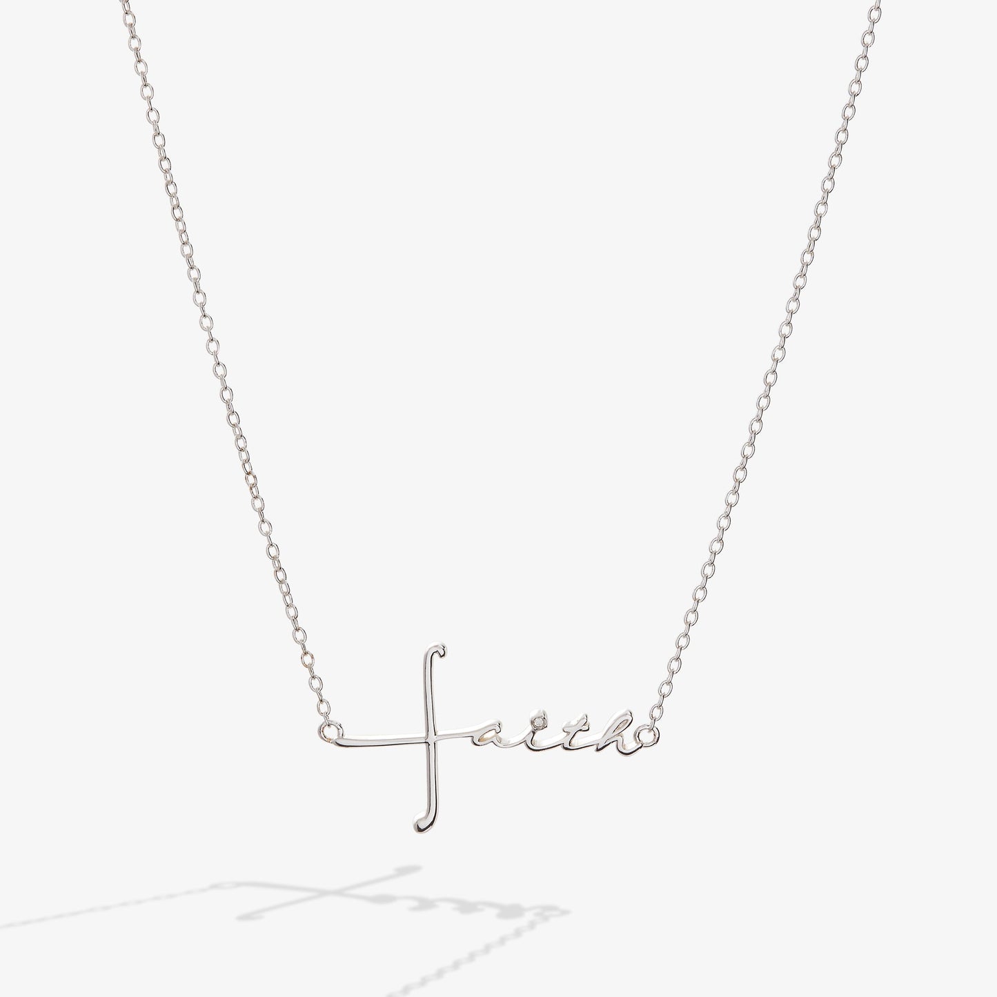 Faith Necklace Silver
