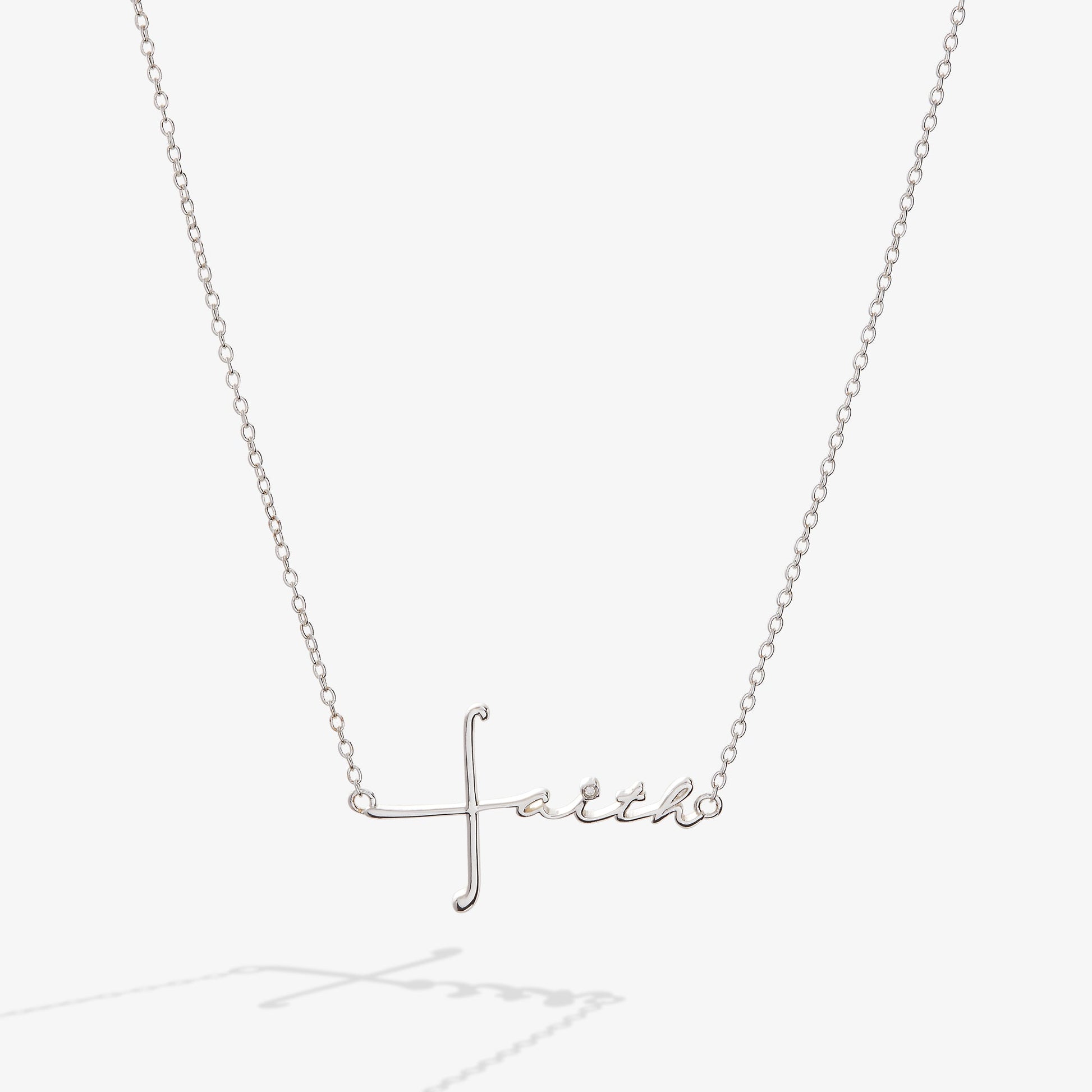 Faith Necklace Silver