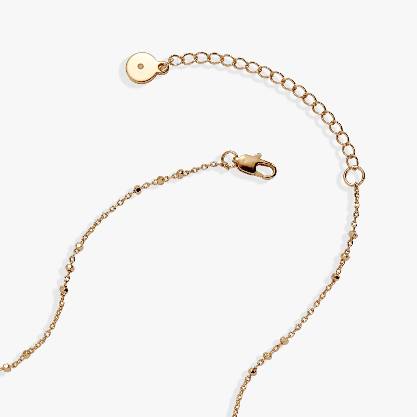 Divine Guides Cross Pendant Necklace Gold