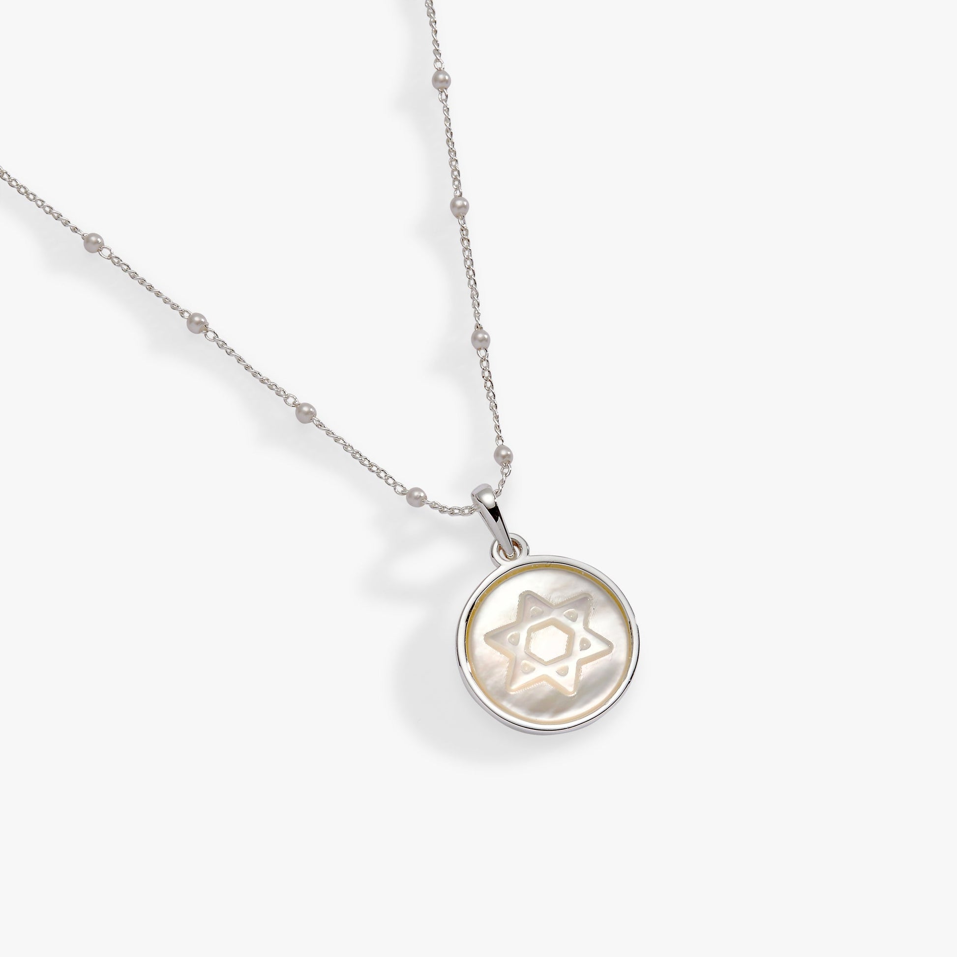 Divine Guides Star of David Pendant Necklace Gold