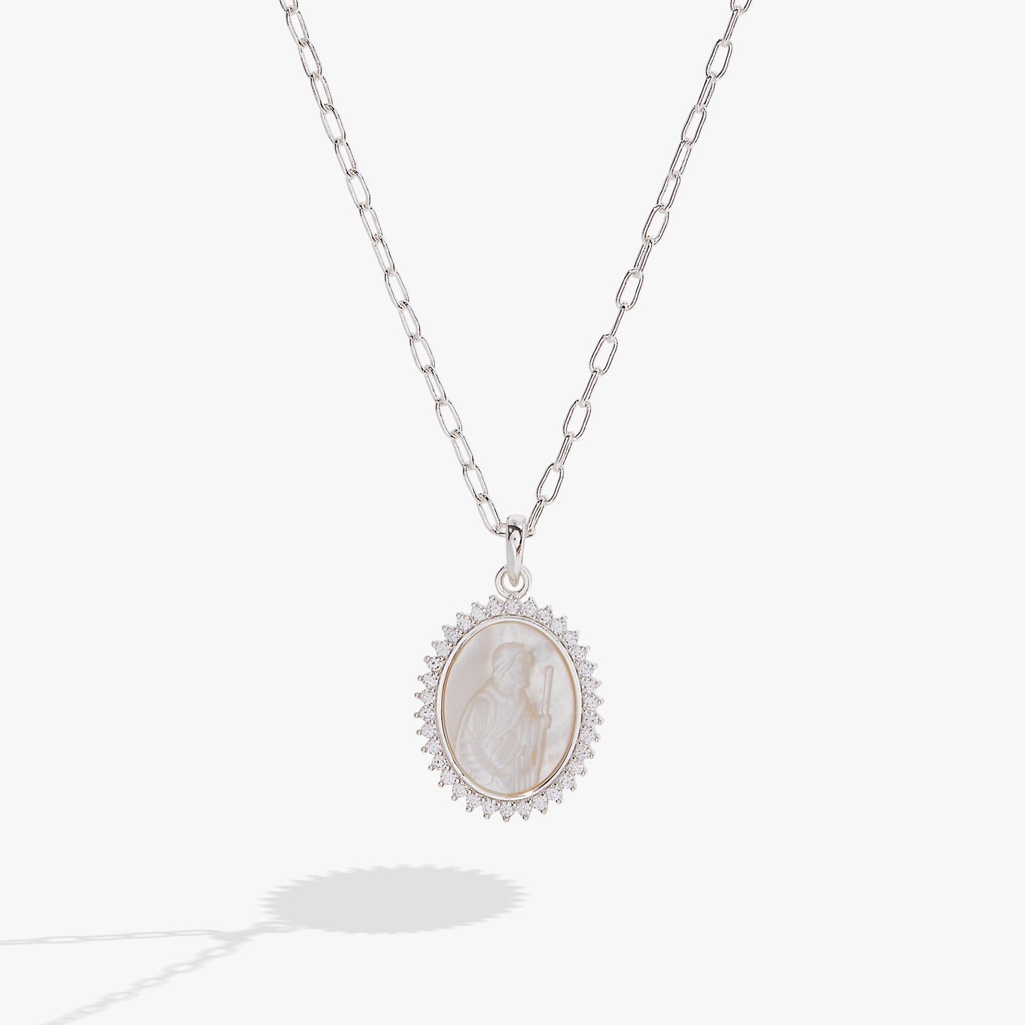 Divine Guides St. Christopher Pendant Necklace Gold