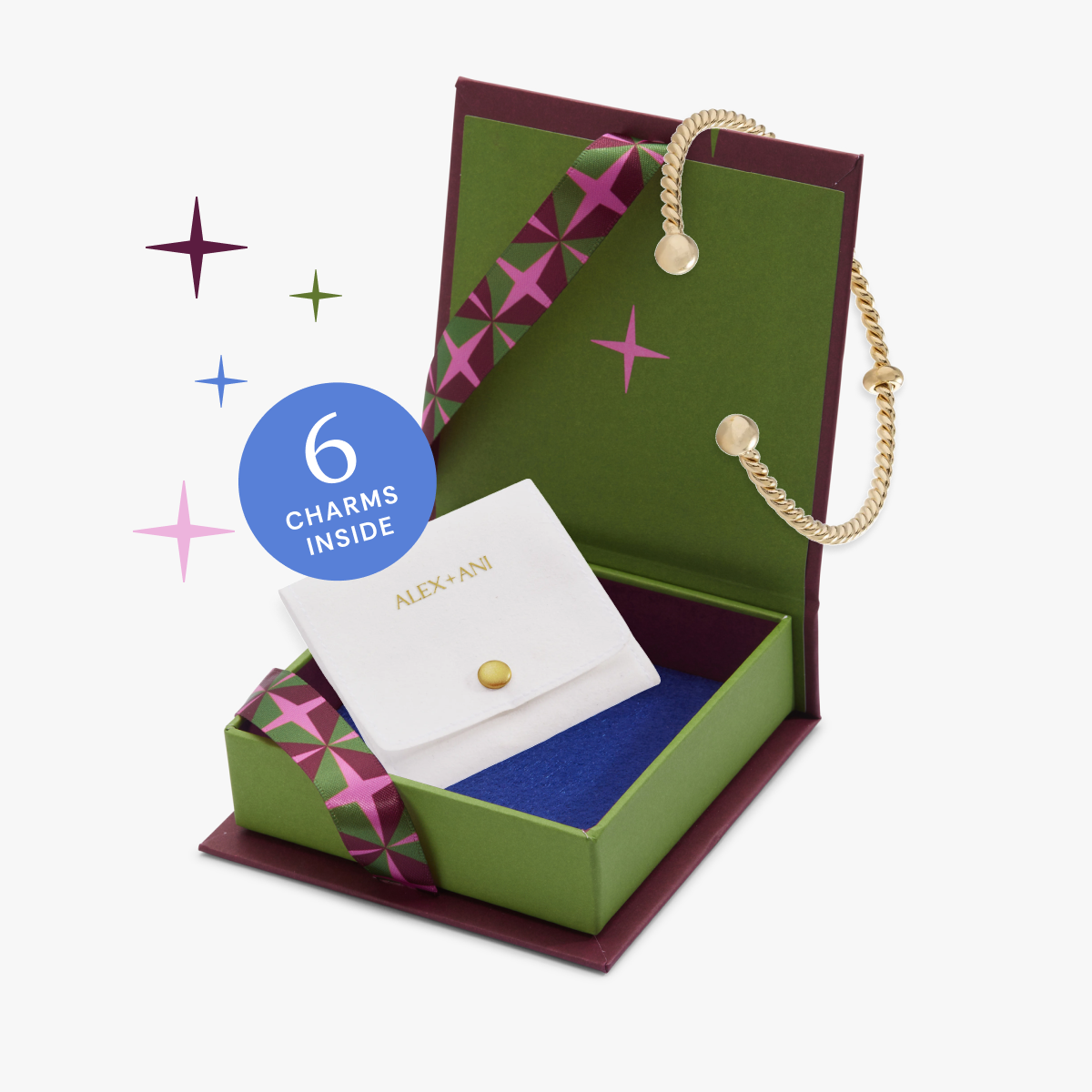 Signature Charm Set Gold