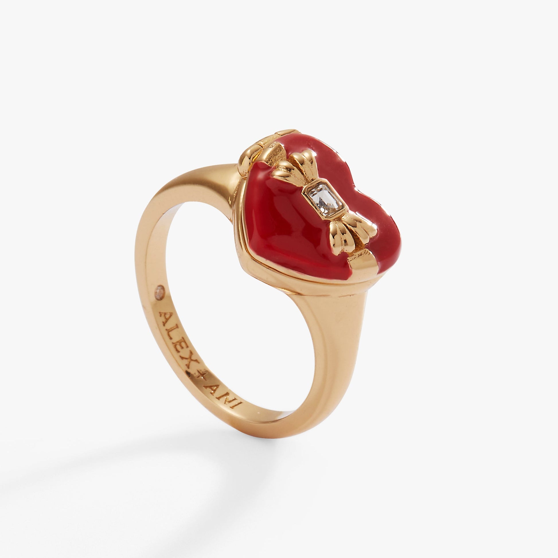 Box of Chocolate Locket Ring Gold